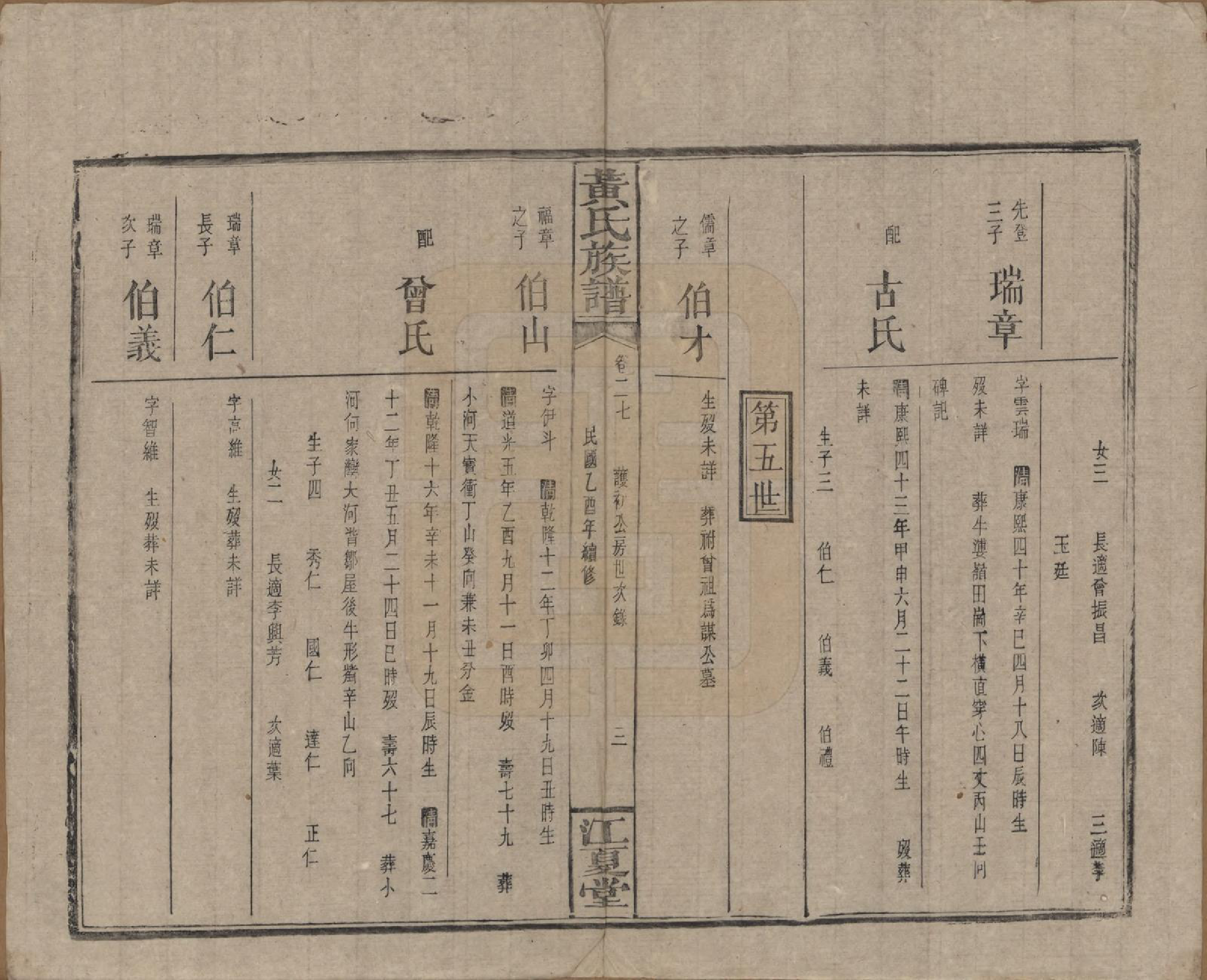 GTJP0593.黄.湖南浏阳.黄氏族谱七十二卷卷首一卷.民国三十四年（1945）_027.pdf_第3页