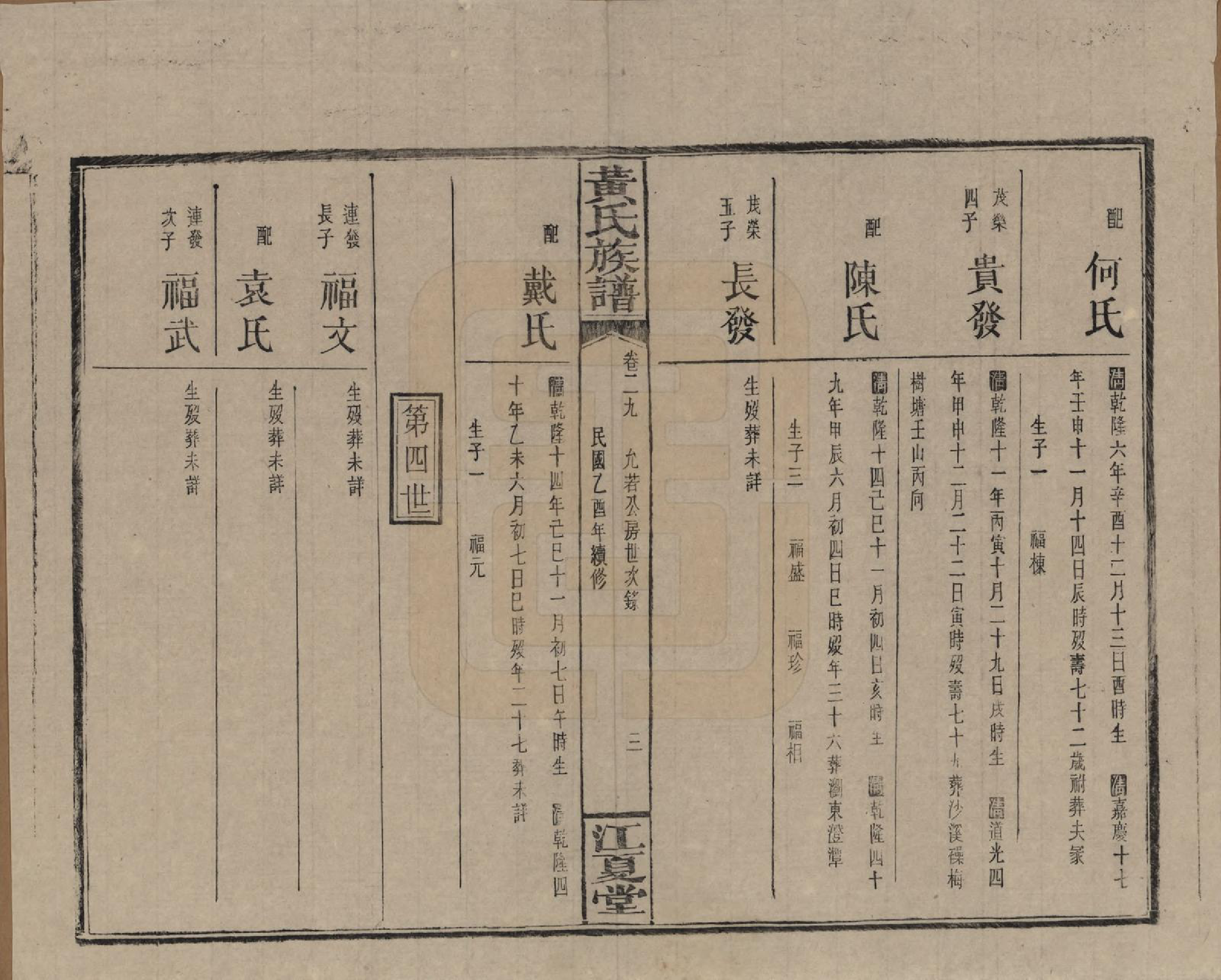 GTJP0593.黄.湖南浏阳.黄氏族谱七十二卷卷首一卷.民国三十四年（1945）_029.pdf_第3页