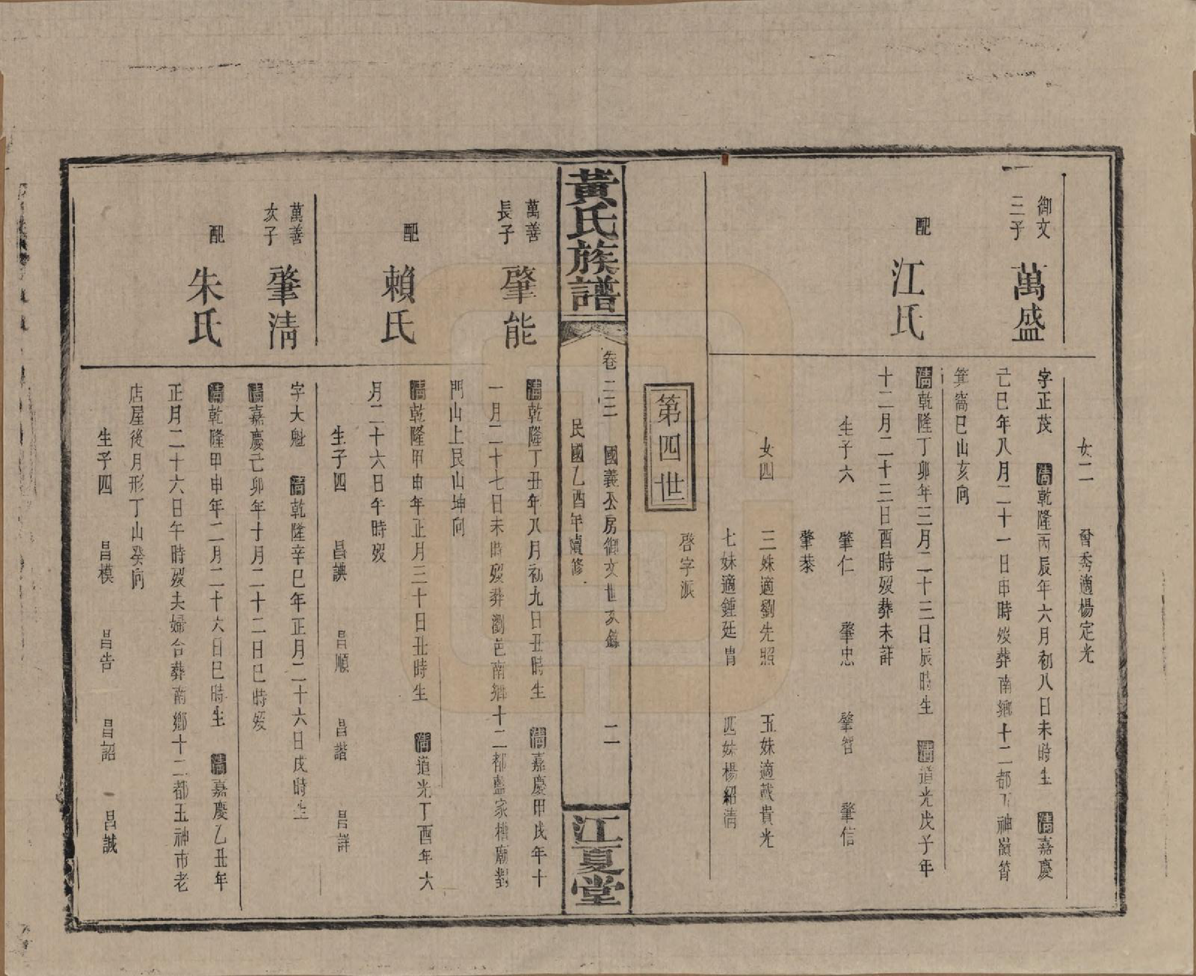 GTJP0593.黄.湖南浏阳.黄氏族谱七十二卷卷首一卷.民国三十四年（1945）_033.pdf_第3页