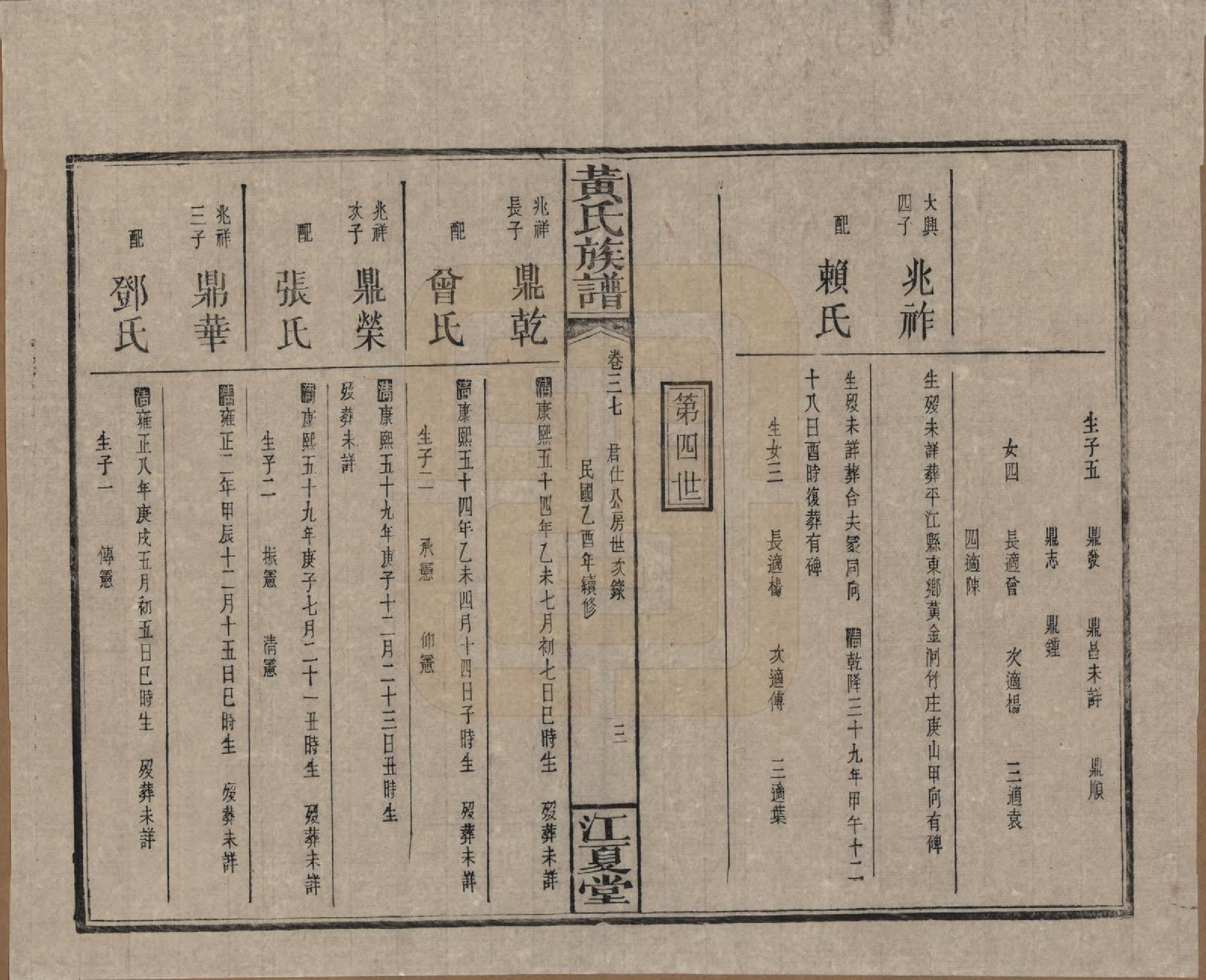 GTJP0593.黄.湖南浏阳.黄氏族谱七十二卷卷首一卷.民国三十四年（1945）_037.pdf_第3页