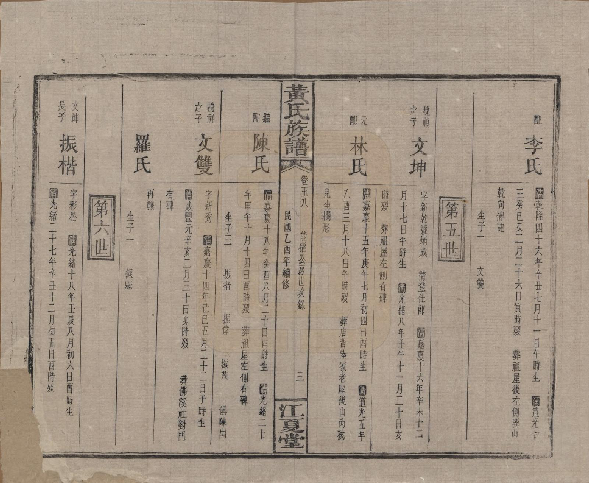 GTJP0593.黄.湖南浏阳.黄氏族谱七十二卷卷首一卷.民国三十四年（1945）_058.pdf_第3页