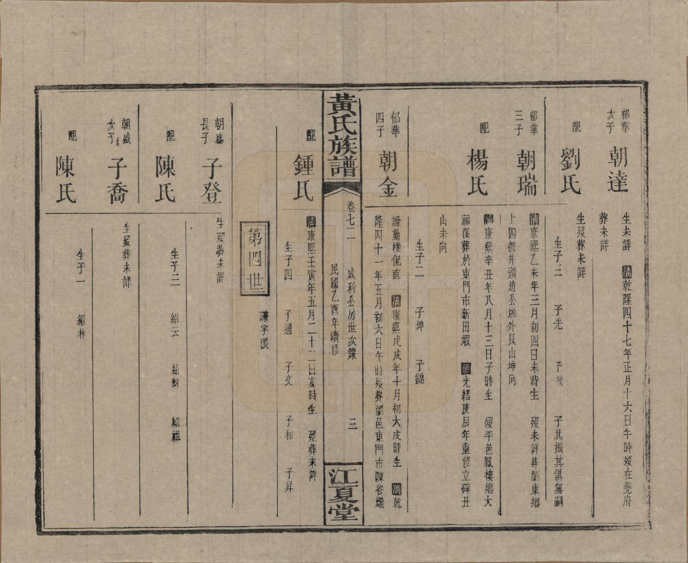 GTJP0593.黄.湖南浏阳.黄氏族谱七十二卷卷首一卷.民国三十四年（1945）_072.pdf_第3页