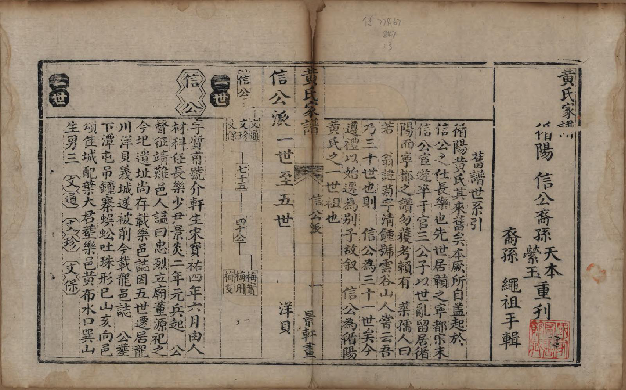 GTJP0637.黄.湖南浏阳、广东惠州.黄氏家谱.清乾隆52年[1878]_003.pdf_第2页