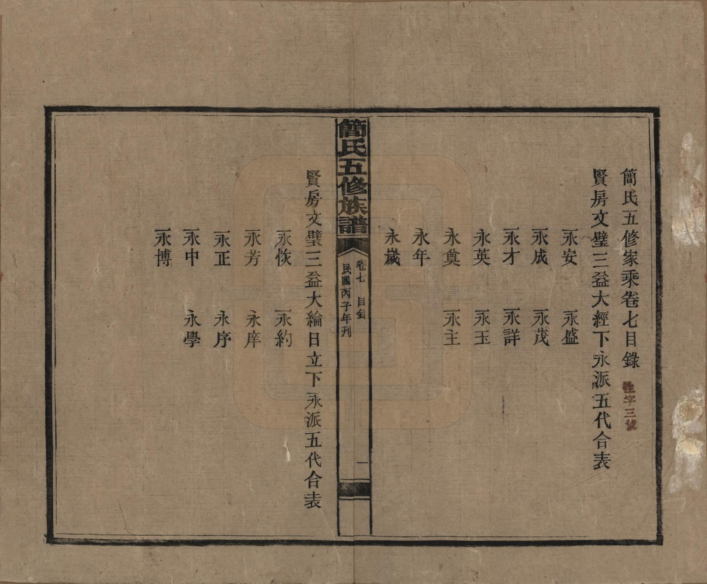 GTJP0659.简.湖南安化.简氏五修家乘 [普通古籍] .民国二十五年(1936)_007.pdf_第1页