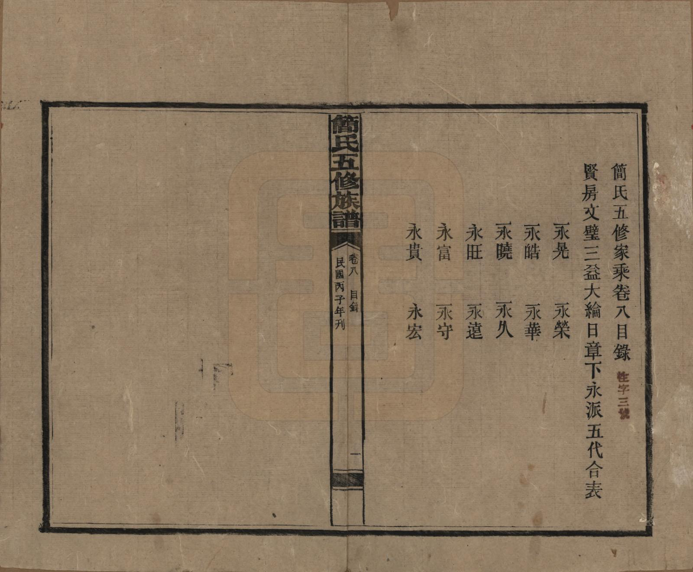 GTJP0659.简.湖南安化.简氏五修家乘 [普通古籍] .民国二十五年(1936)_008.pdf_第1页