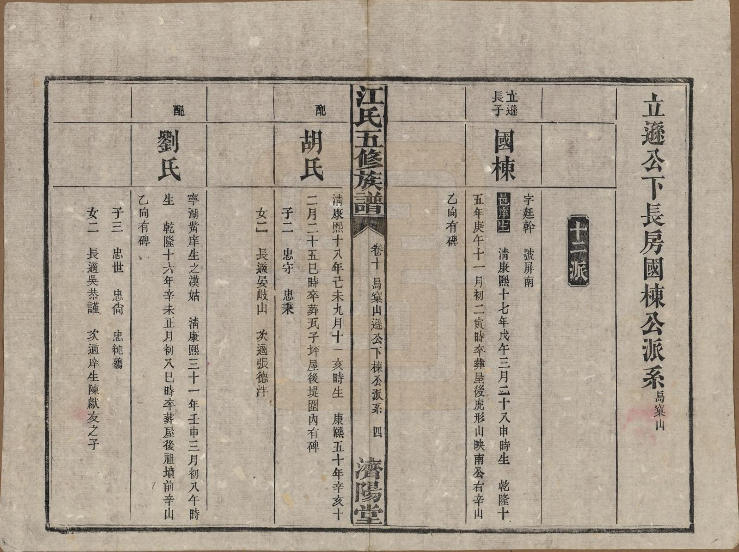 GTJP0664.江.湖南益阳.江氏五修族谱.民国26年(1937)_010.pdf_第2页