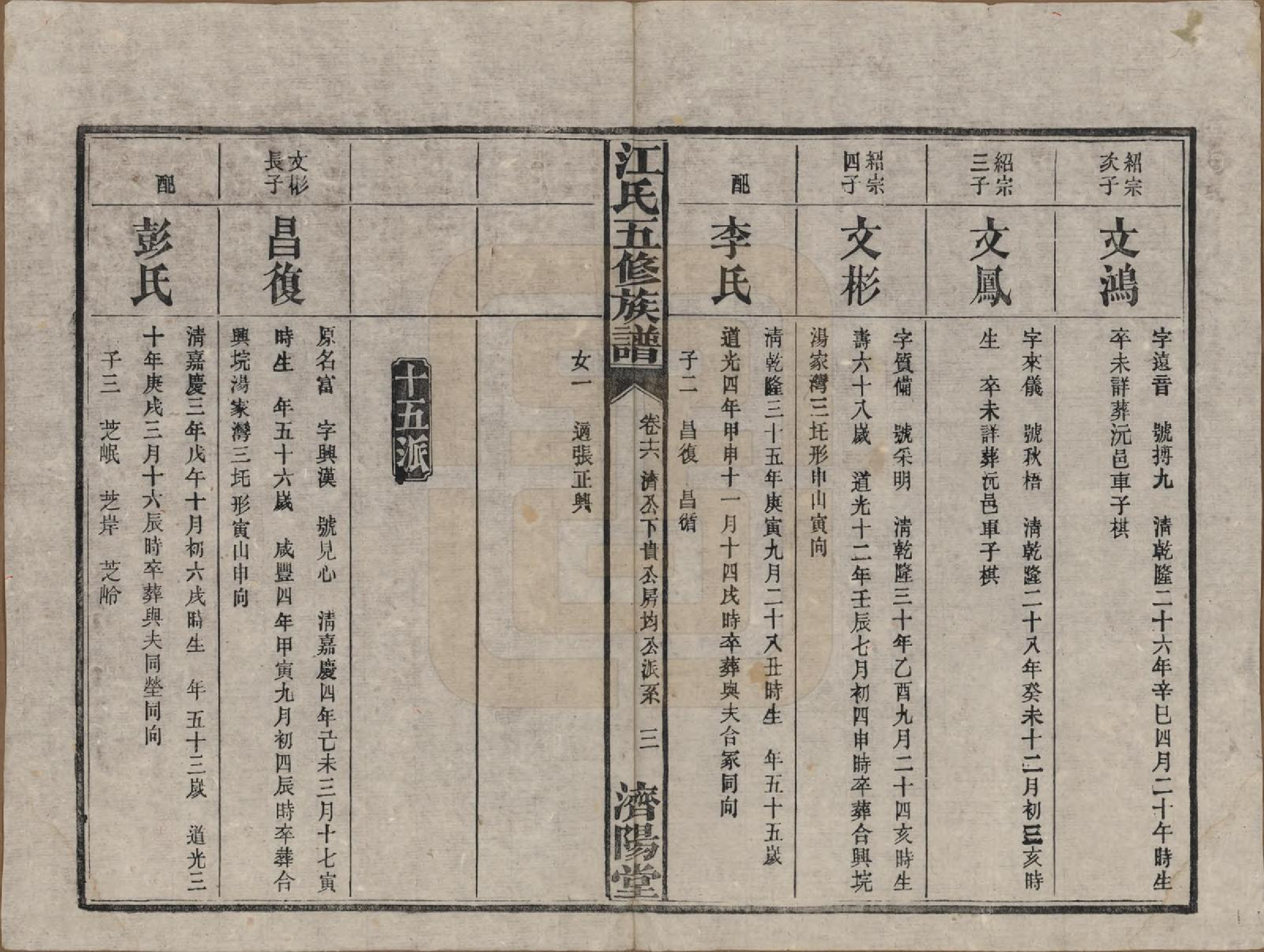 GTJP0664.江.湖南益阳.江氏五修族谱.民国26年(1937)_016.pdf_第3页