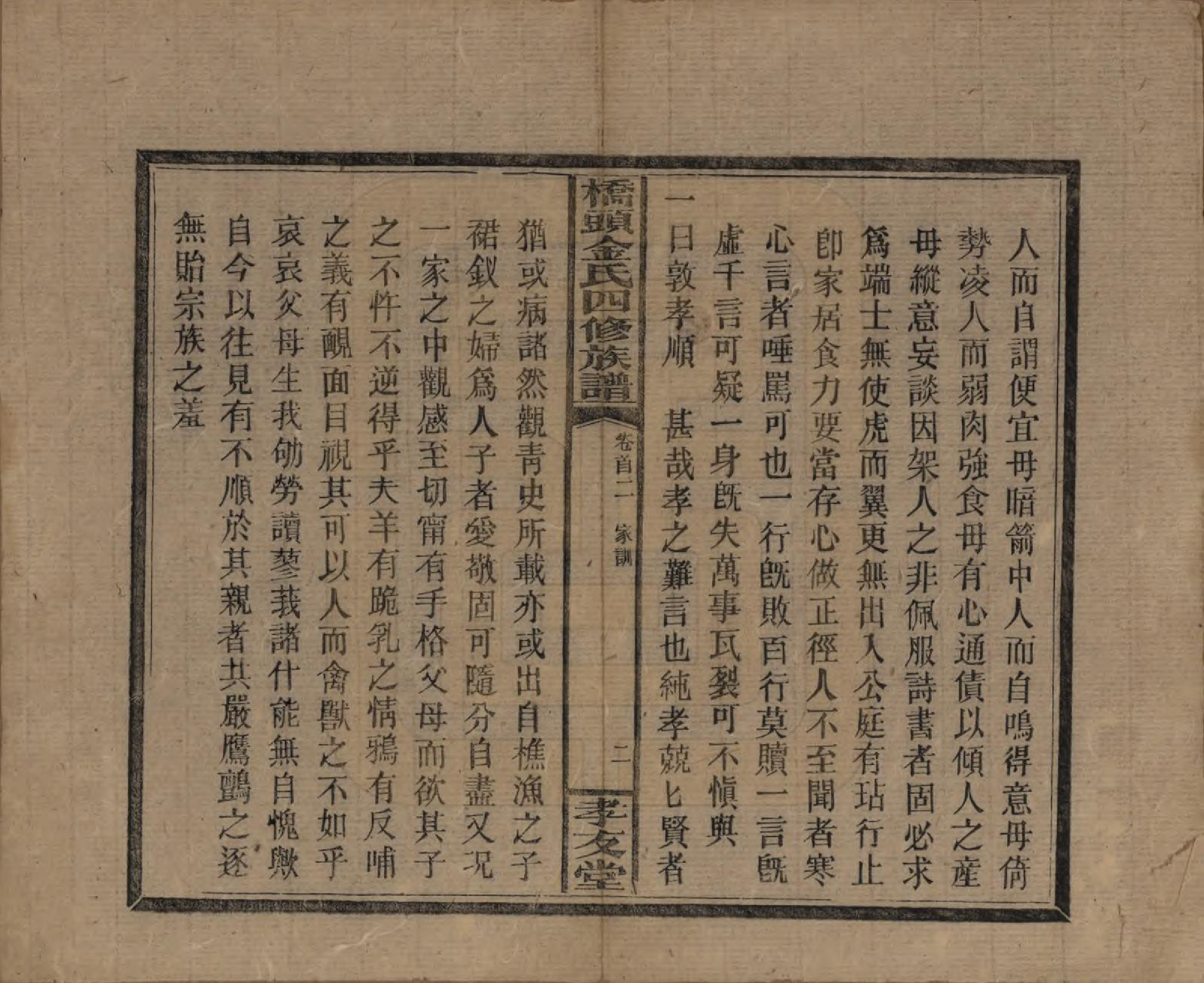 GTJP0713.金.湖南邵阳.桥头金氏四修族谱.民国31年[1942]_002.pdf_第2页