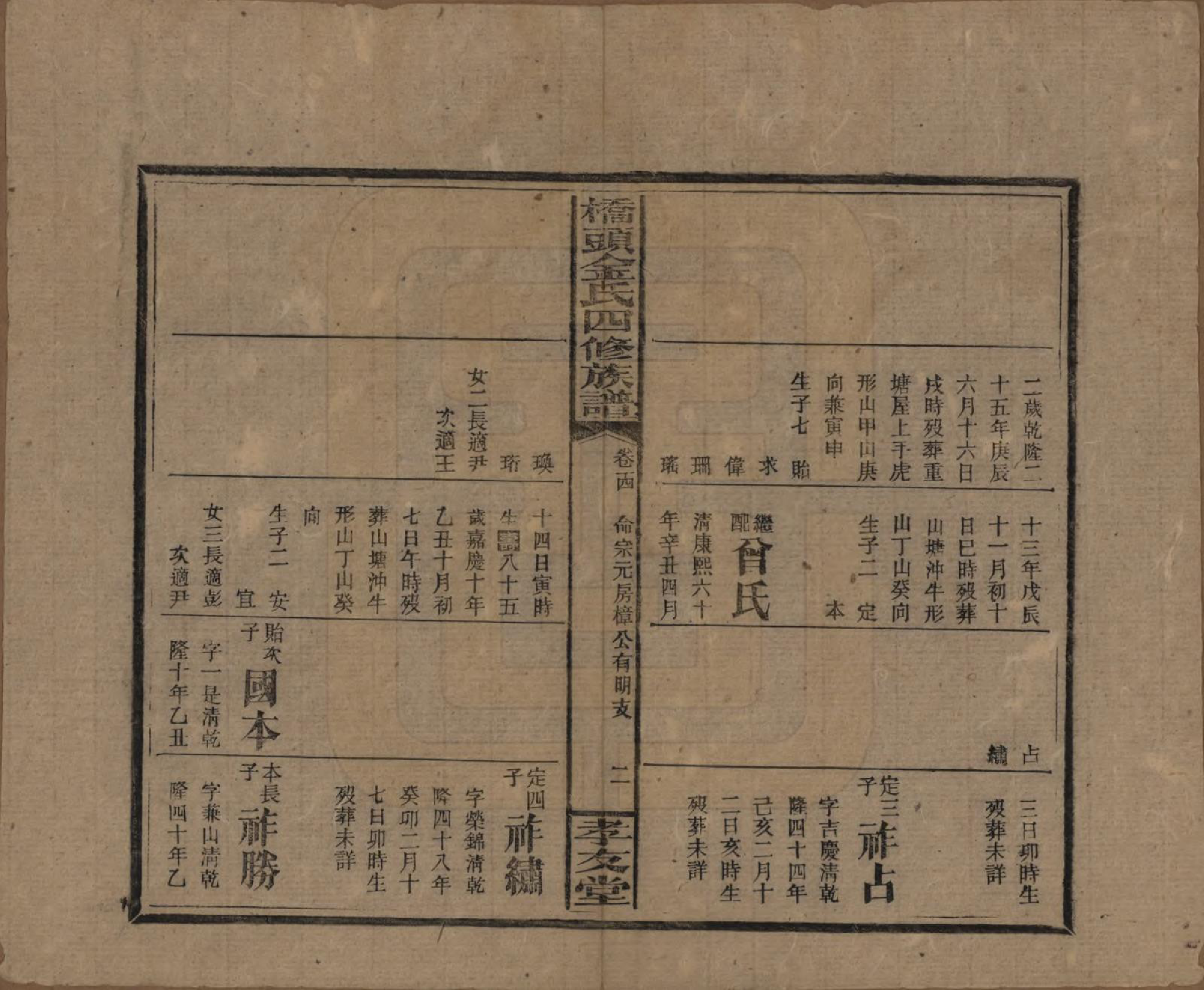 GTJP0713.金.湖南邵阳.桥头金氏四修族谱.民国31年[1942]_011.pdf_第2页