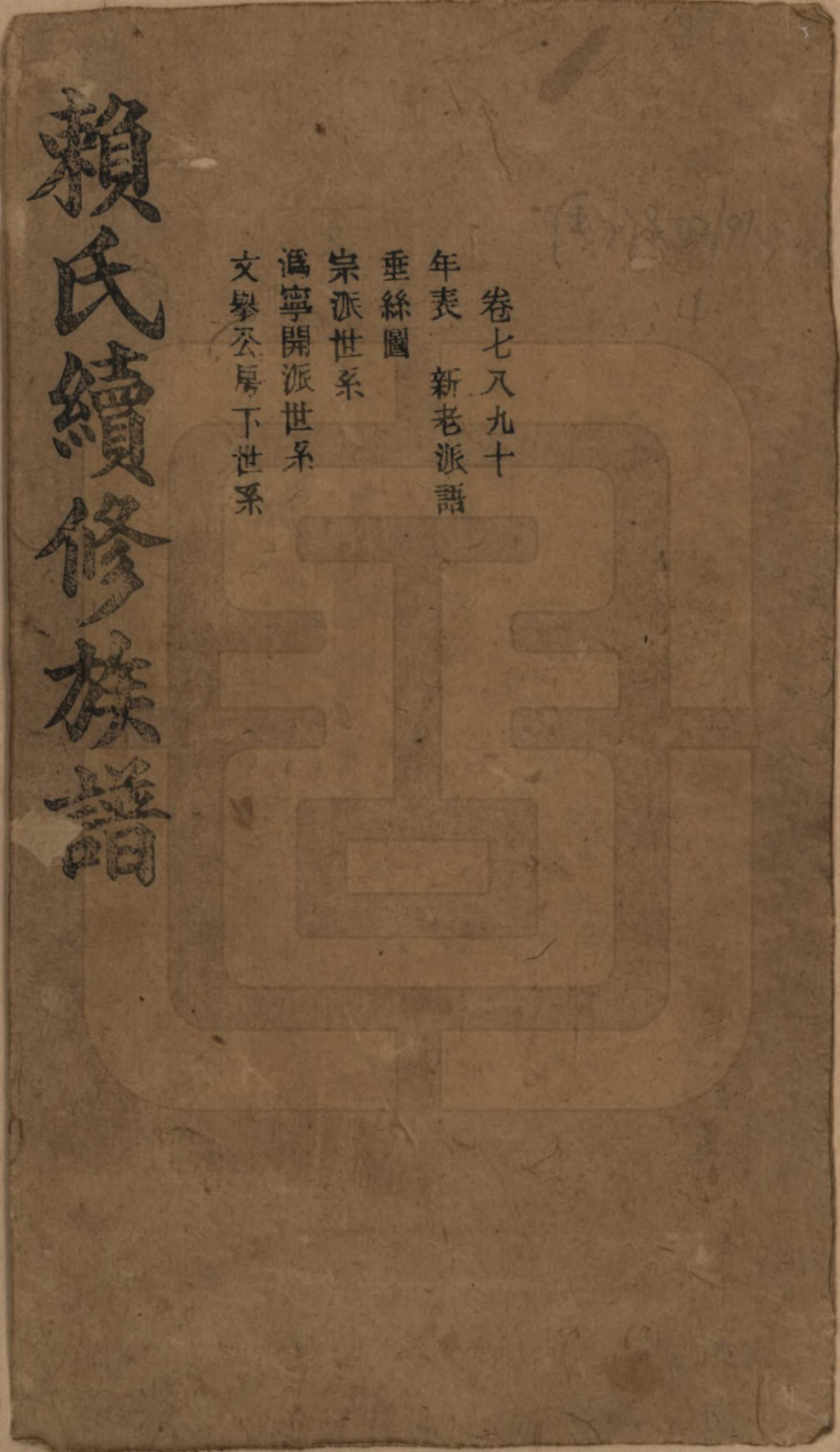 GTJP0752.赖.湖南澧陵.赖氏续修族谱.民国14年[1925]_007.pdf_第1页