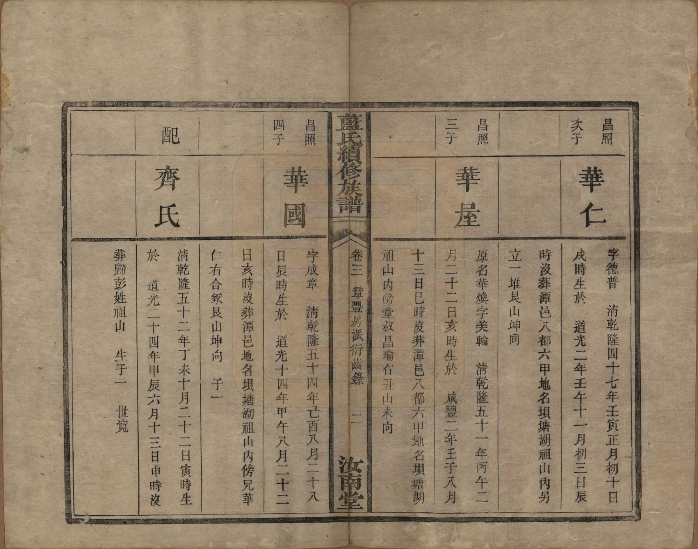 GTJP0755.蓝.湖南.蓝氏续修族谱八卷首一卷末一卷.清光绪七年（1881）_003.pdf_第2页