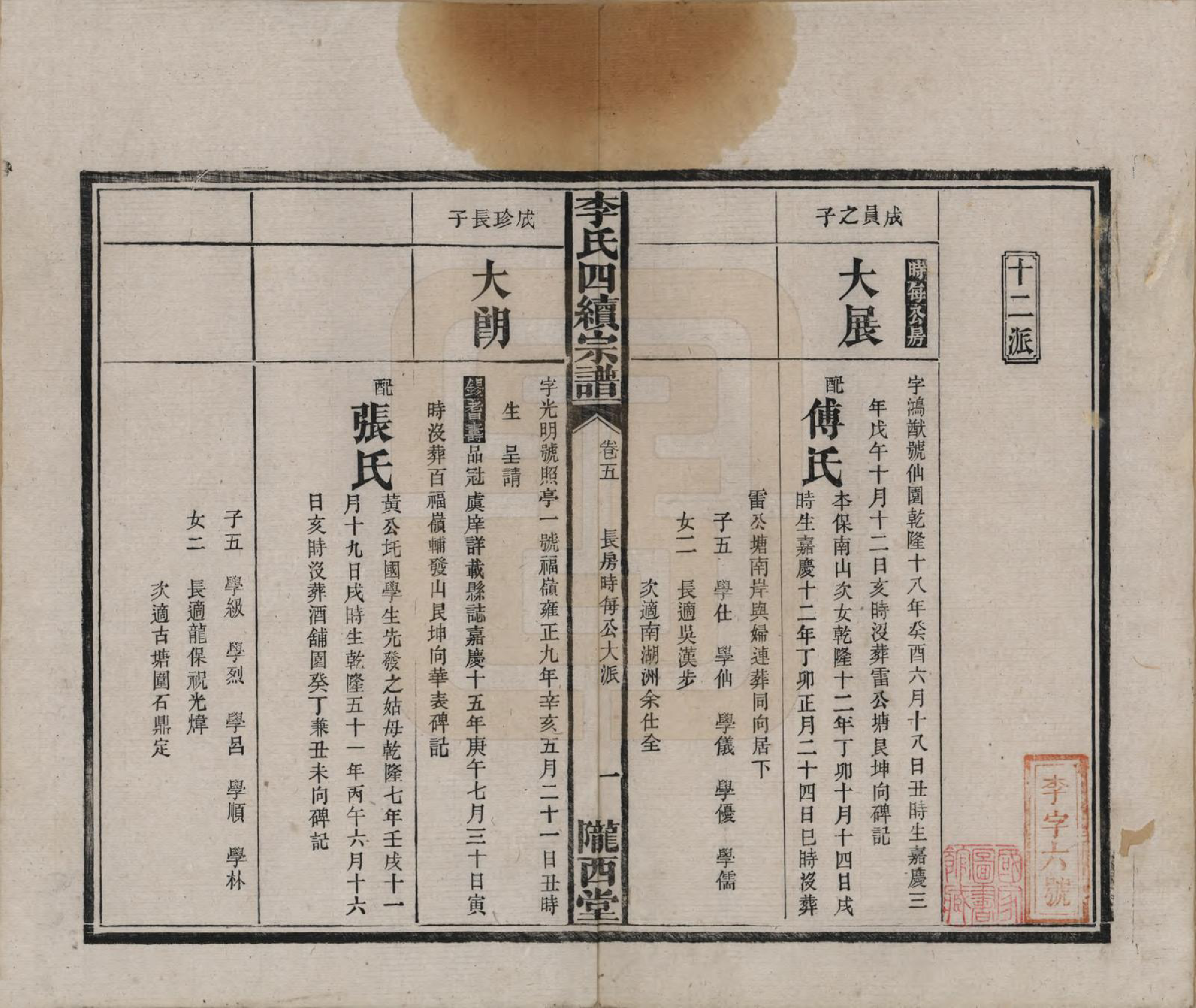 GTJP0786.李.湖南沅江.李氏四续宗谱.民国22年（1933）_005.pdf_第1页