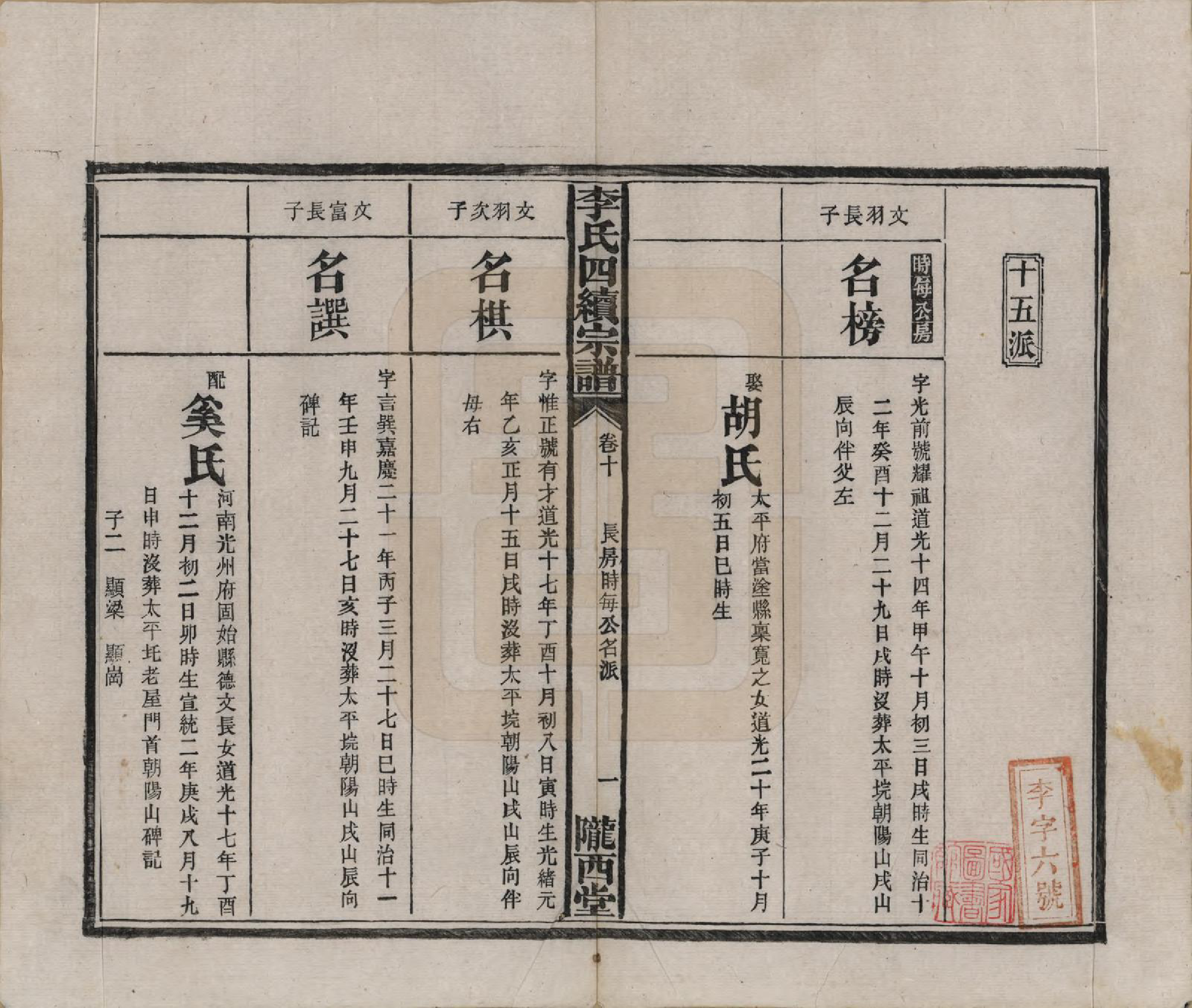 GTJP0786.李.湖南沅江.李氏四续宗谱.民国22年（1933）_010.pdf_第1页