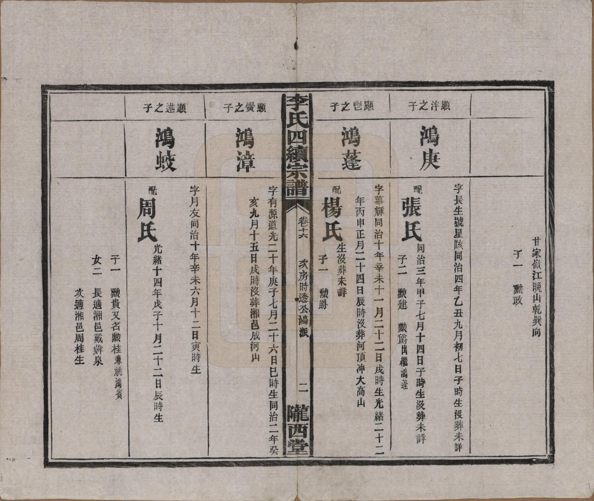 GTJP0786.李.湖南沅江.李氏四续宗谱.民国22年（1933）_016.pdf_第2页