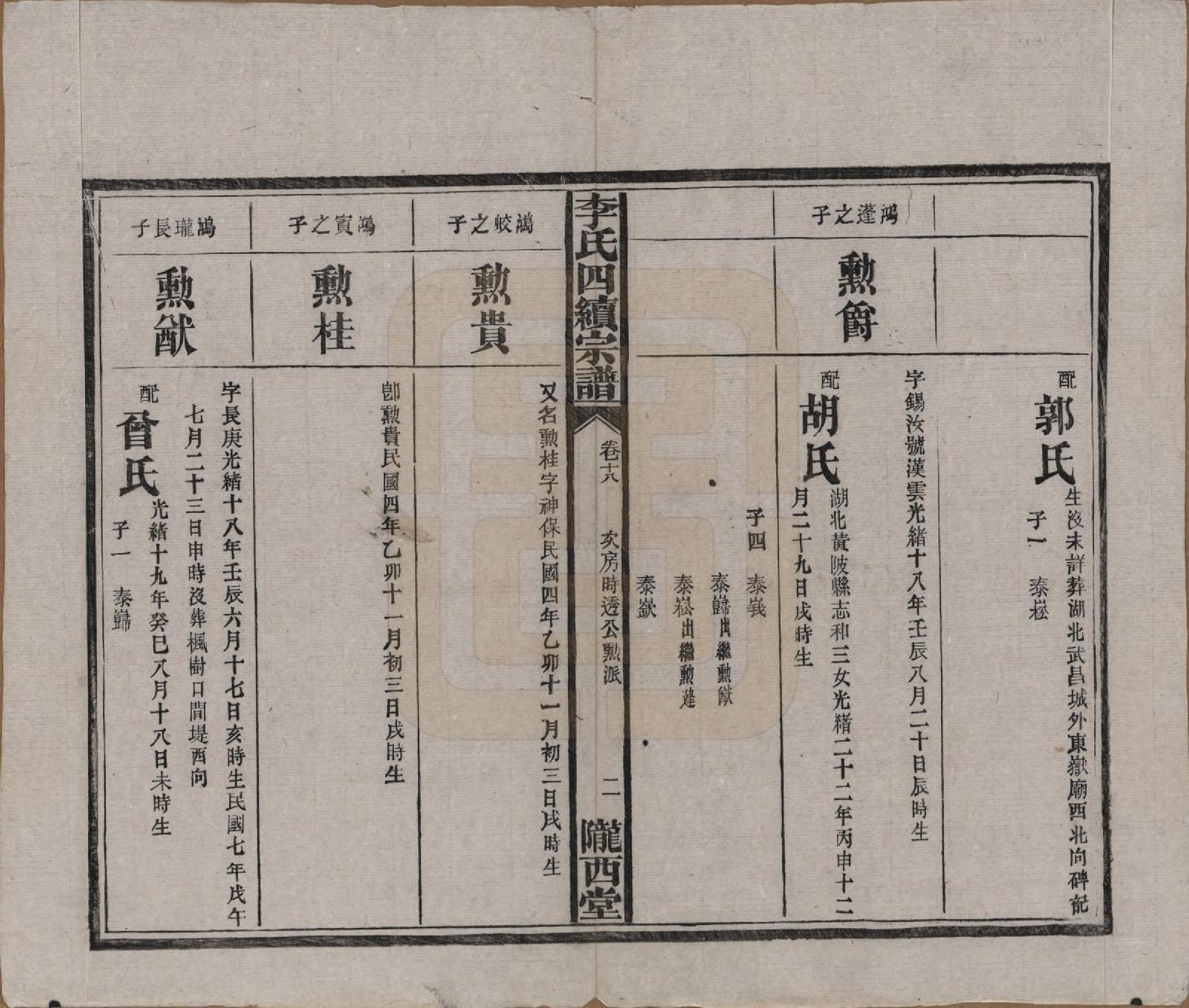 GTJP0786.李.湖南沅江.李氏四续宗谱.民国22年（1933）_018.pdf_第2页