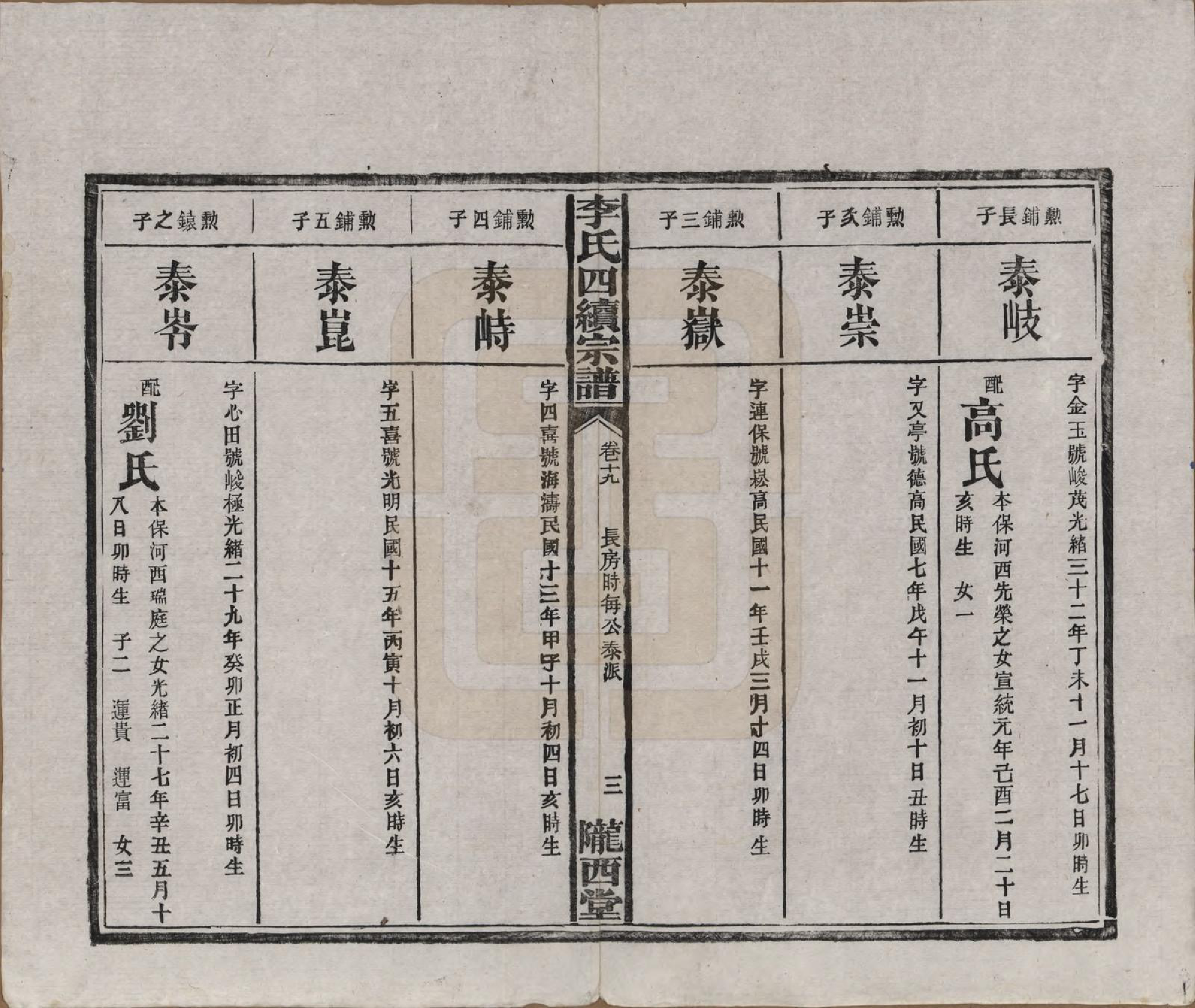 GTJP0786.李.湖南沅江.李氏四续宗谱.民国22年（1933）_019.pdf_第3页