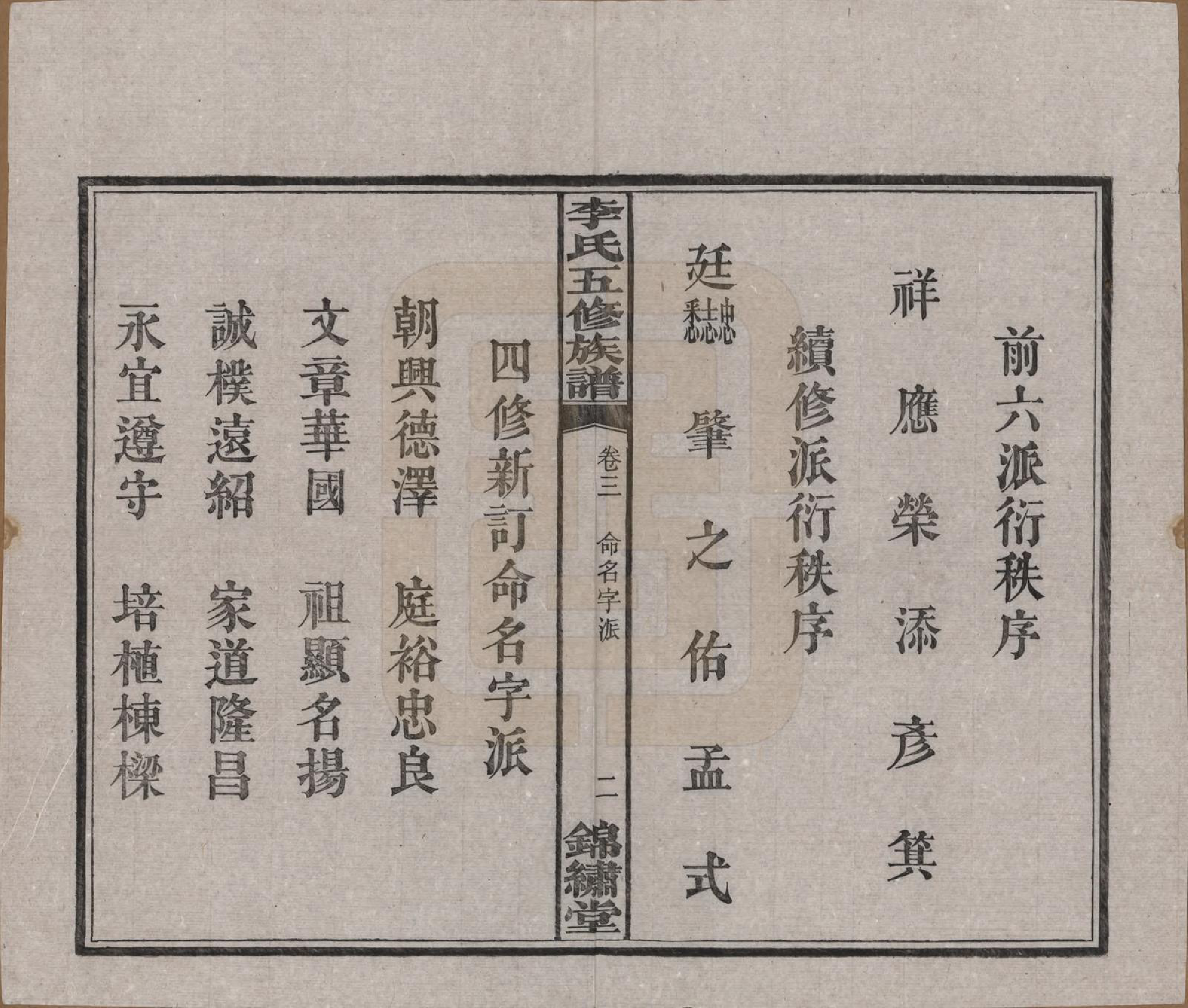 GTJP0787.李.湖南湘潭.中湘花桥苍霞李氏五修族谱.民国24年[1935]_003.pdf_第3页