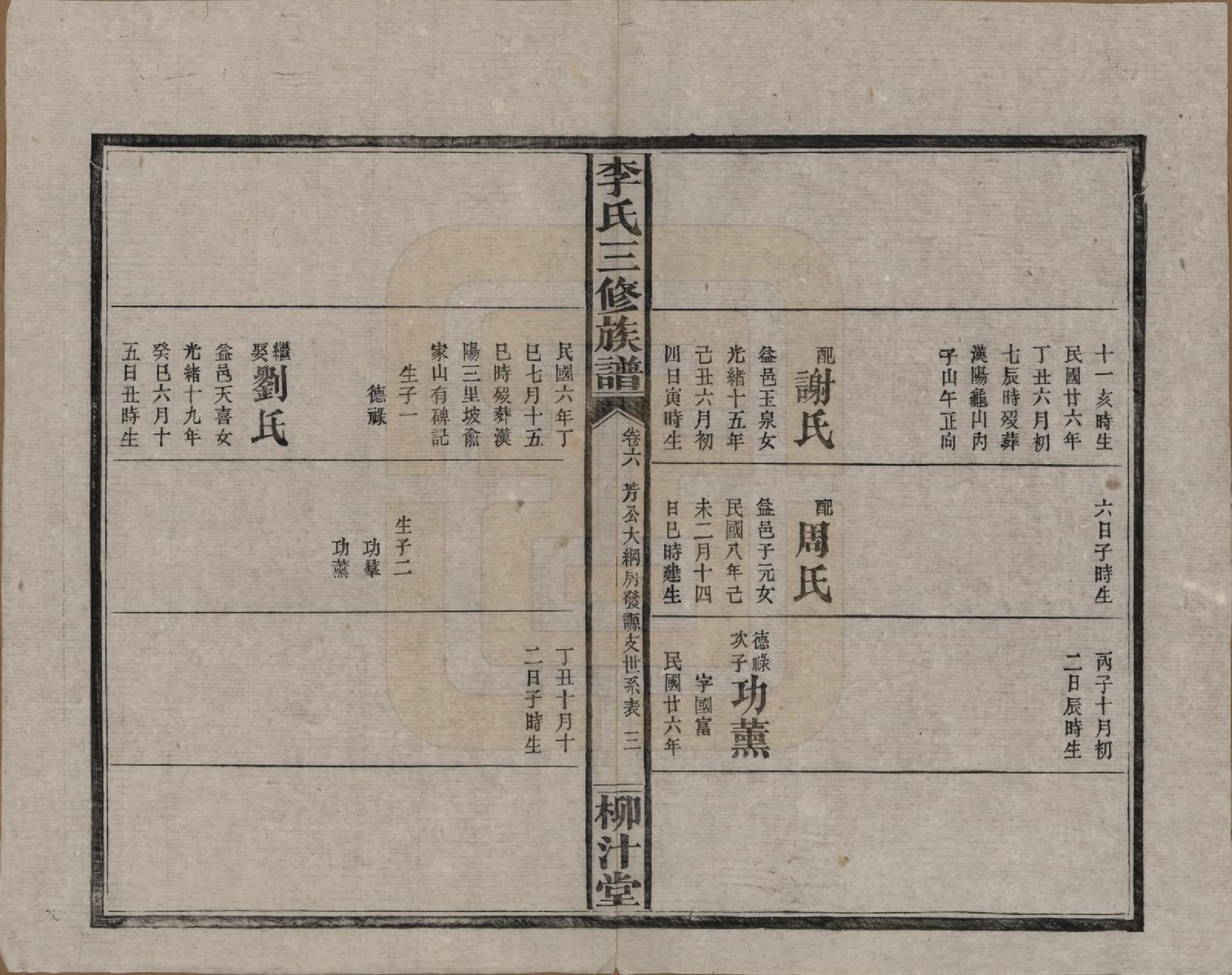 GTJP0789.李.湖南沅江.李氏三修族谱.民国27年（1938）_006.pdf_第3页