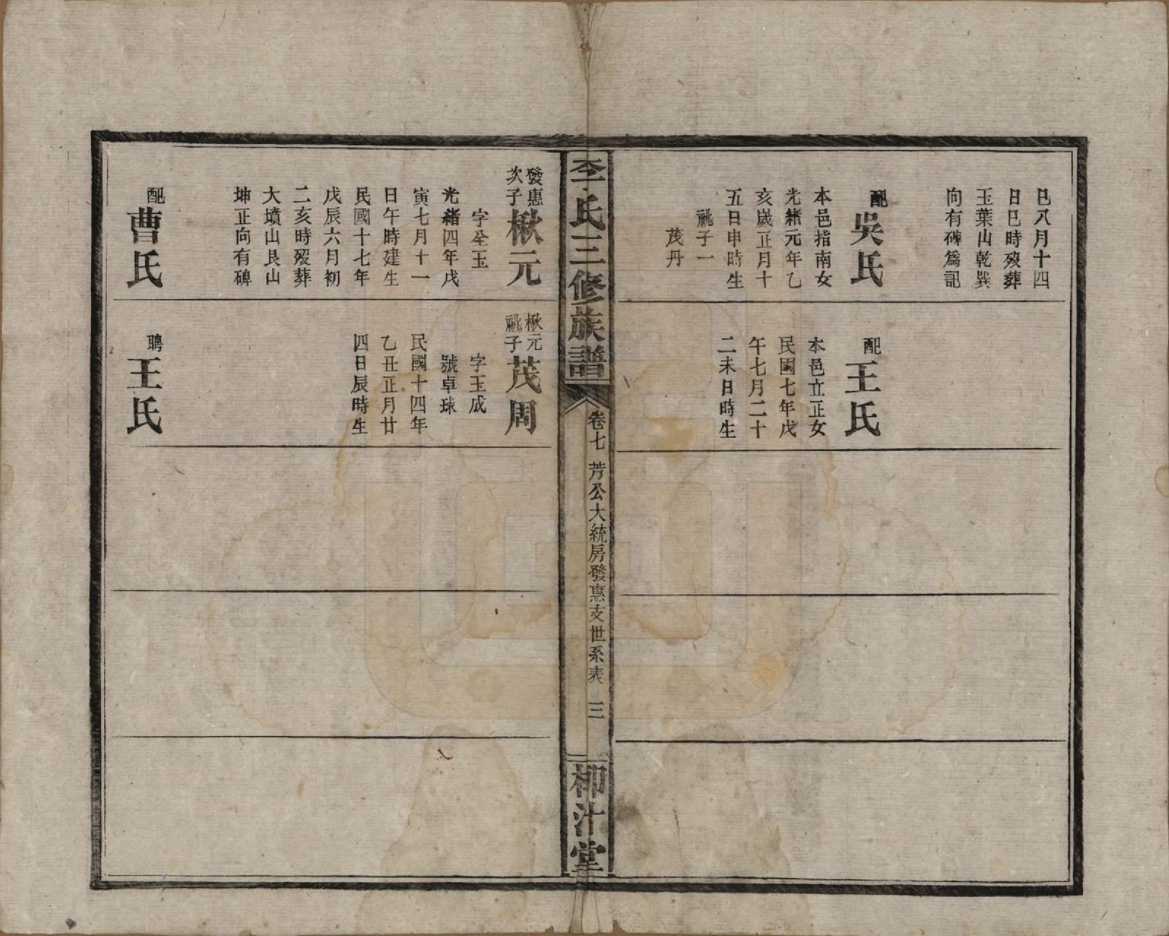 GTJP0789.李.湖南沅江.李氏三修族谱.民国27年（1938）_007.pdf_第3页