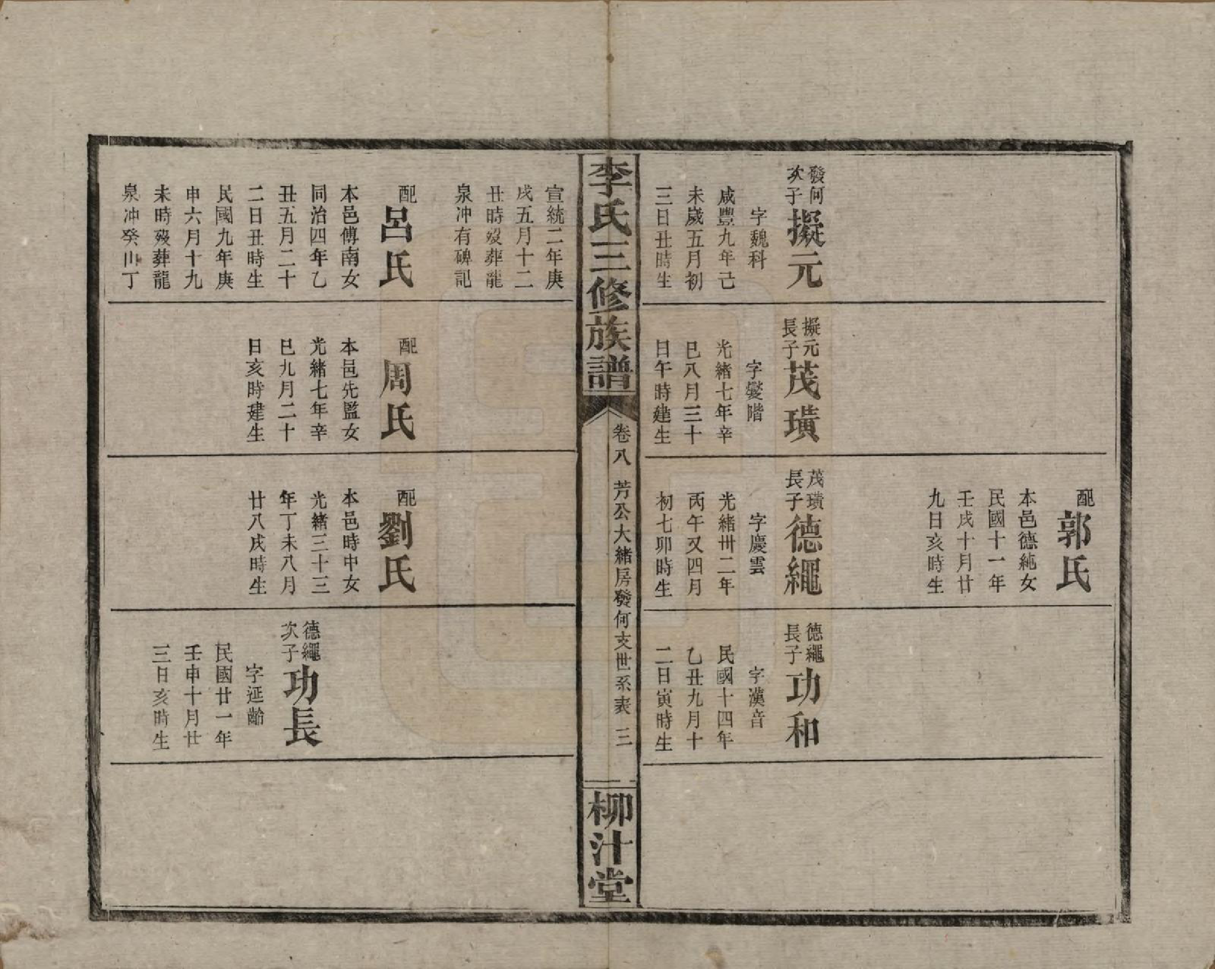 GTJP0789.李.湖南沅江.李氏三修族谱.民国27年（1938）_008.pdf_第3页