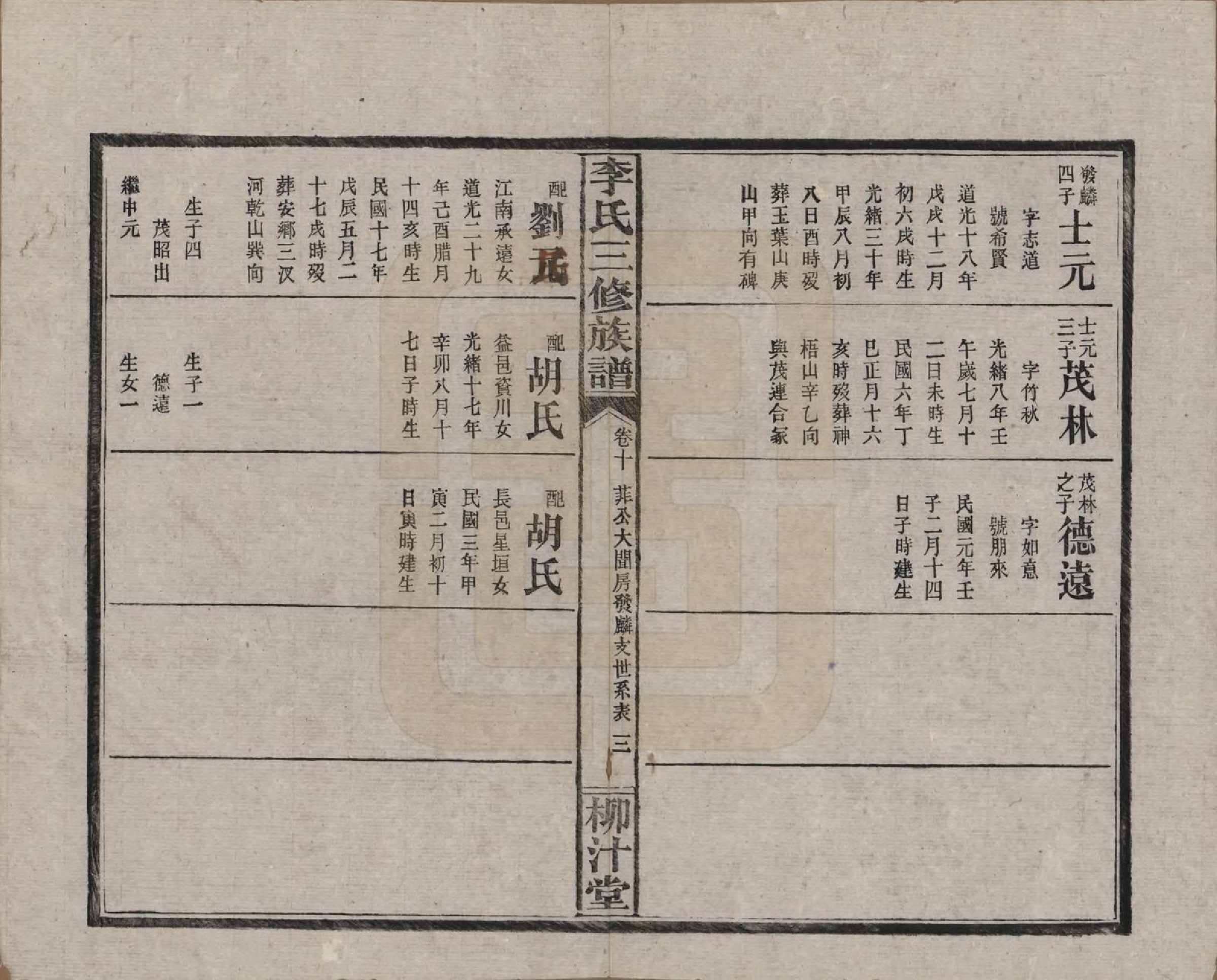 GTJP0789.李.湖南沅江.李氏三修族谱.民国27年（1938）_010.pdf_第3页