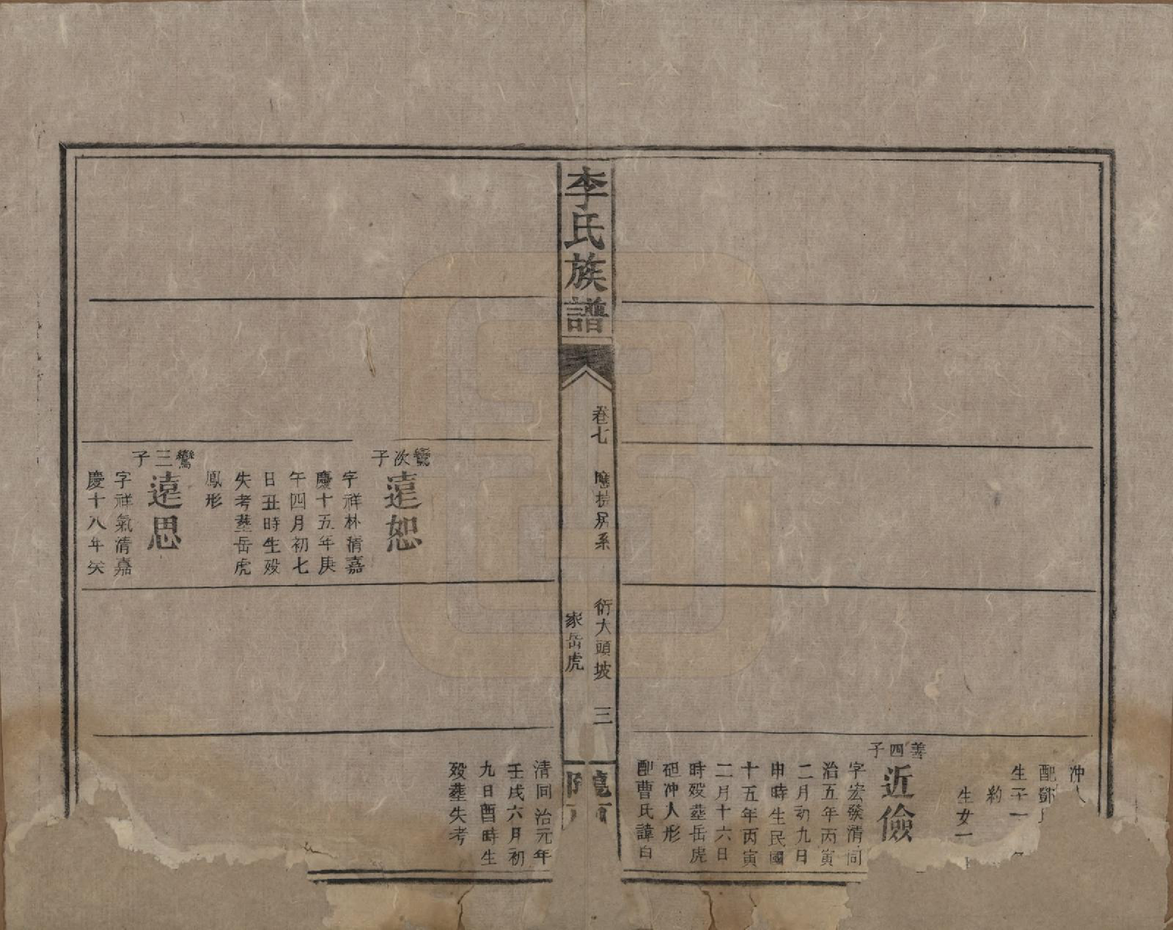 GTJP0791.李.湖南永兴.豪山李氏族谱.民国29年（1940）_007.pdf_第3页