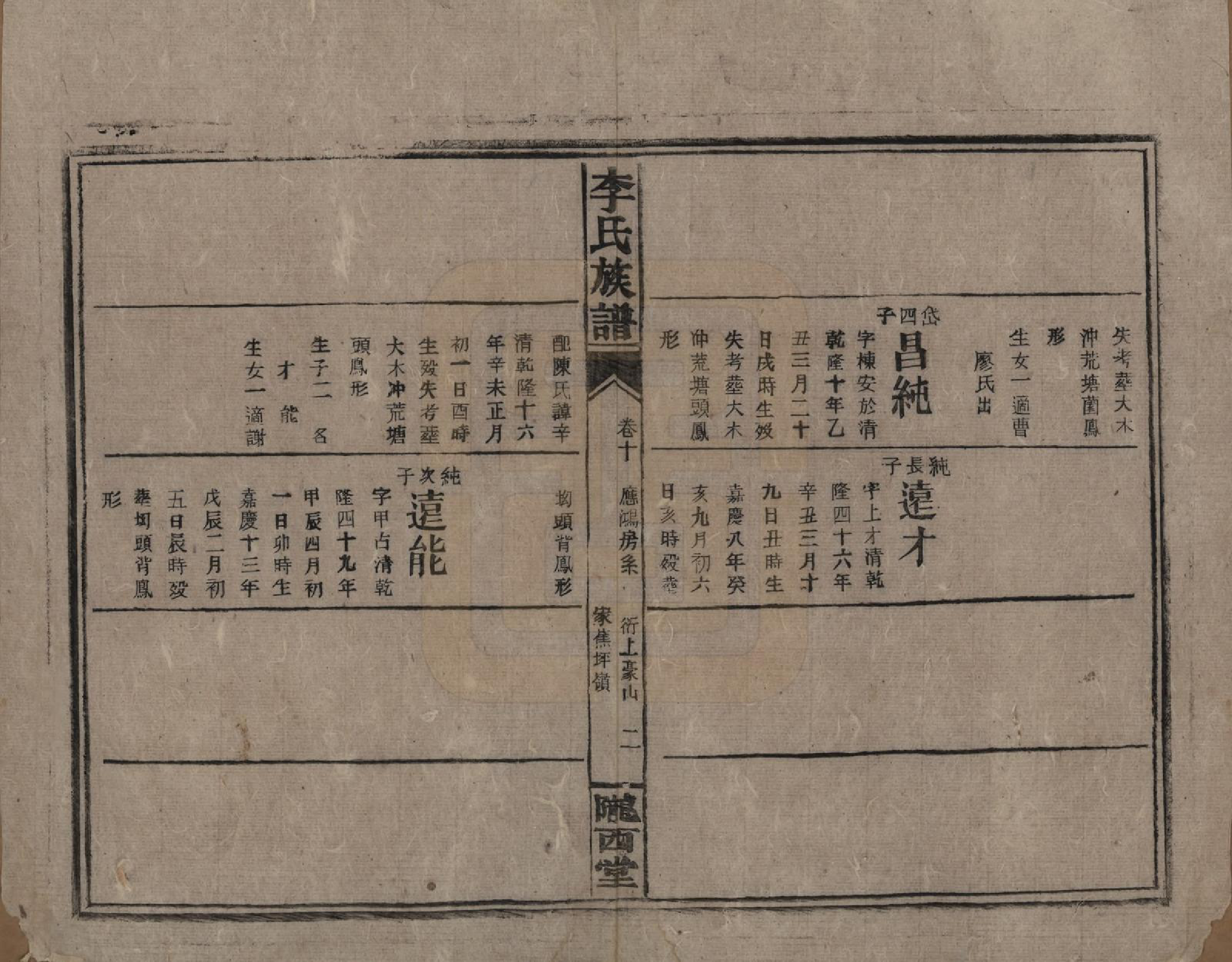 GTJP0791.李.湖南永兴.豪山李氏族谱.民国29年（1940）_010.pdf_第2页