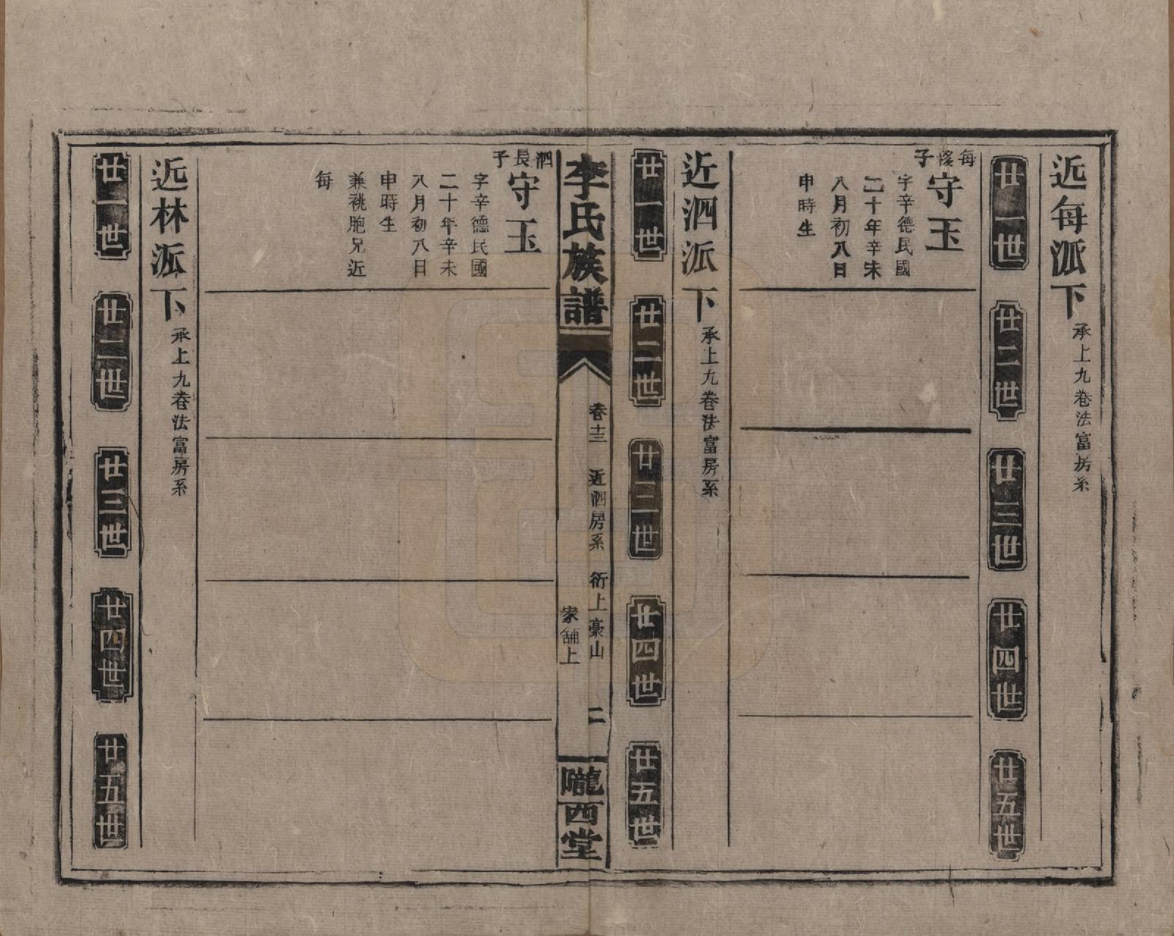 GTJP0791.李.湖南永兴.豪山李氏族谱.民国29年（1940）_013.pdf_第2页