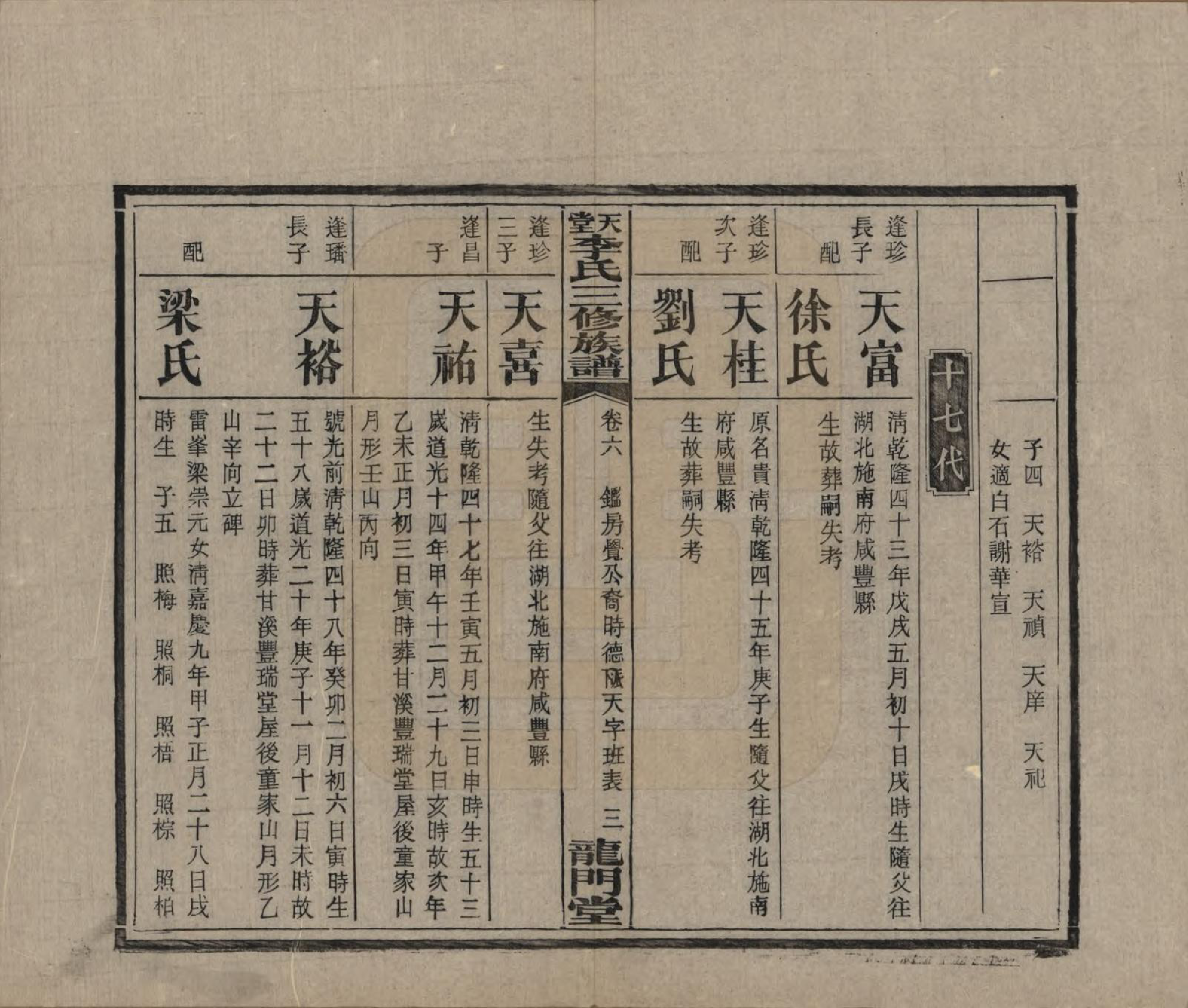 GTJP0798.李.湖南湘乡.天堂李氏三修族谱.民国35年（1946）_006.pdf_第3页