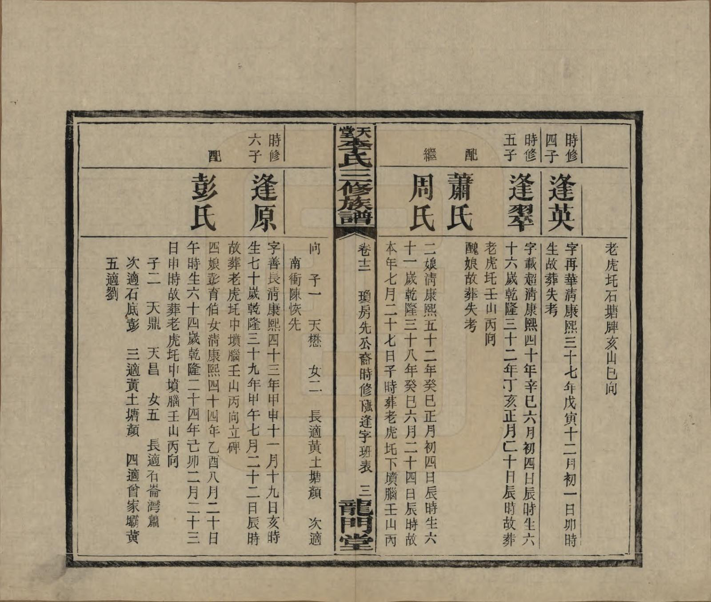 GTJP0798.李.湖南湘乡.天堂李氏三修族谱.民国35年（1946）_012.pdf_第3页