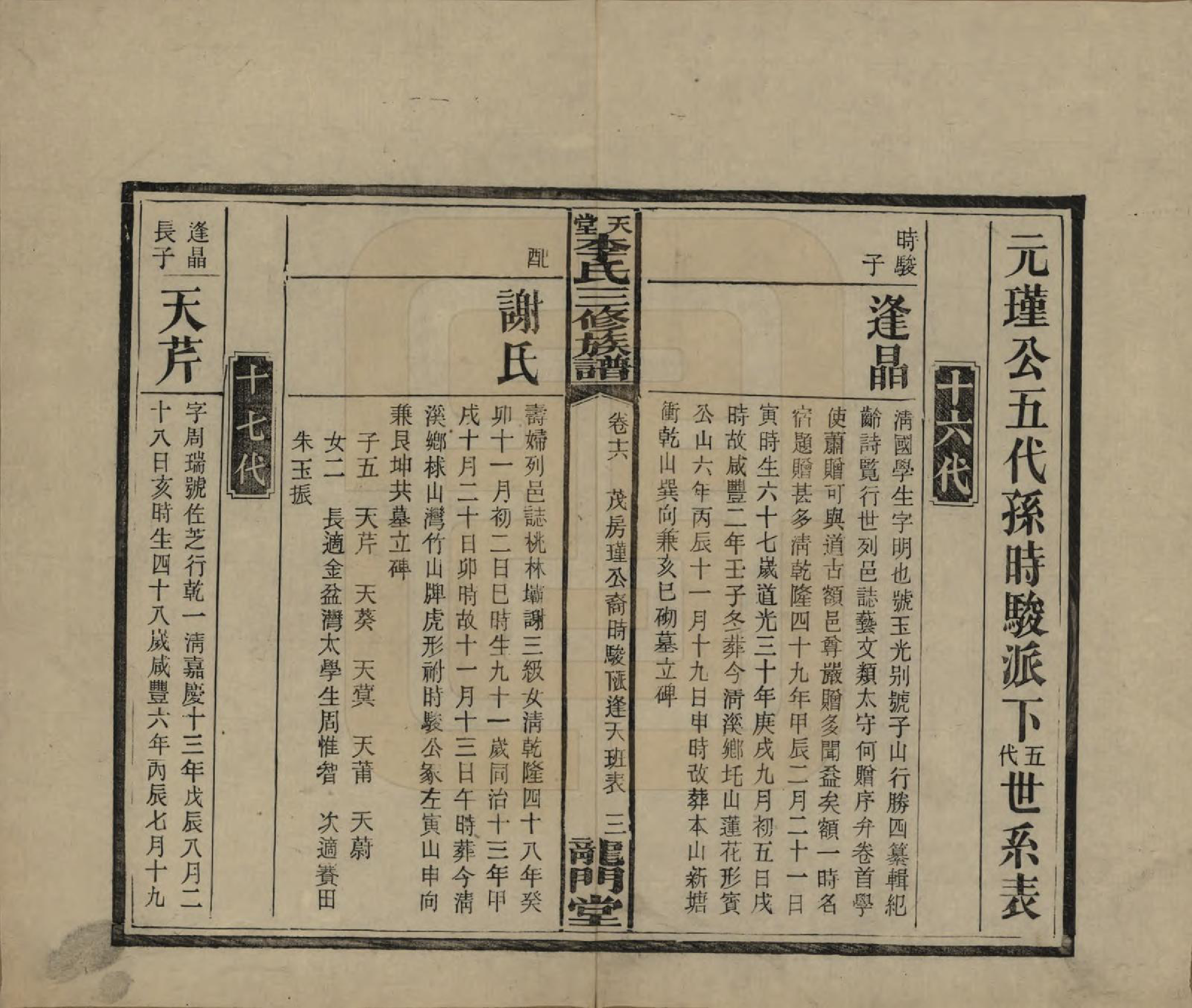 GTJP0798.李.湖南湘乡.天堂李氏三修族谱.民国35年（1946）_016.pdf_第3页