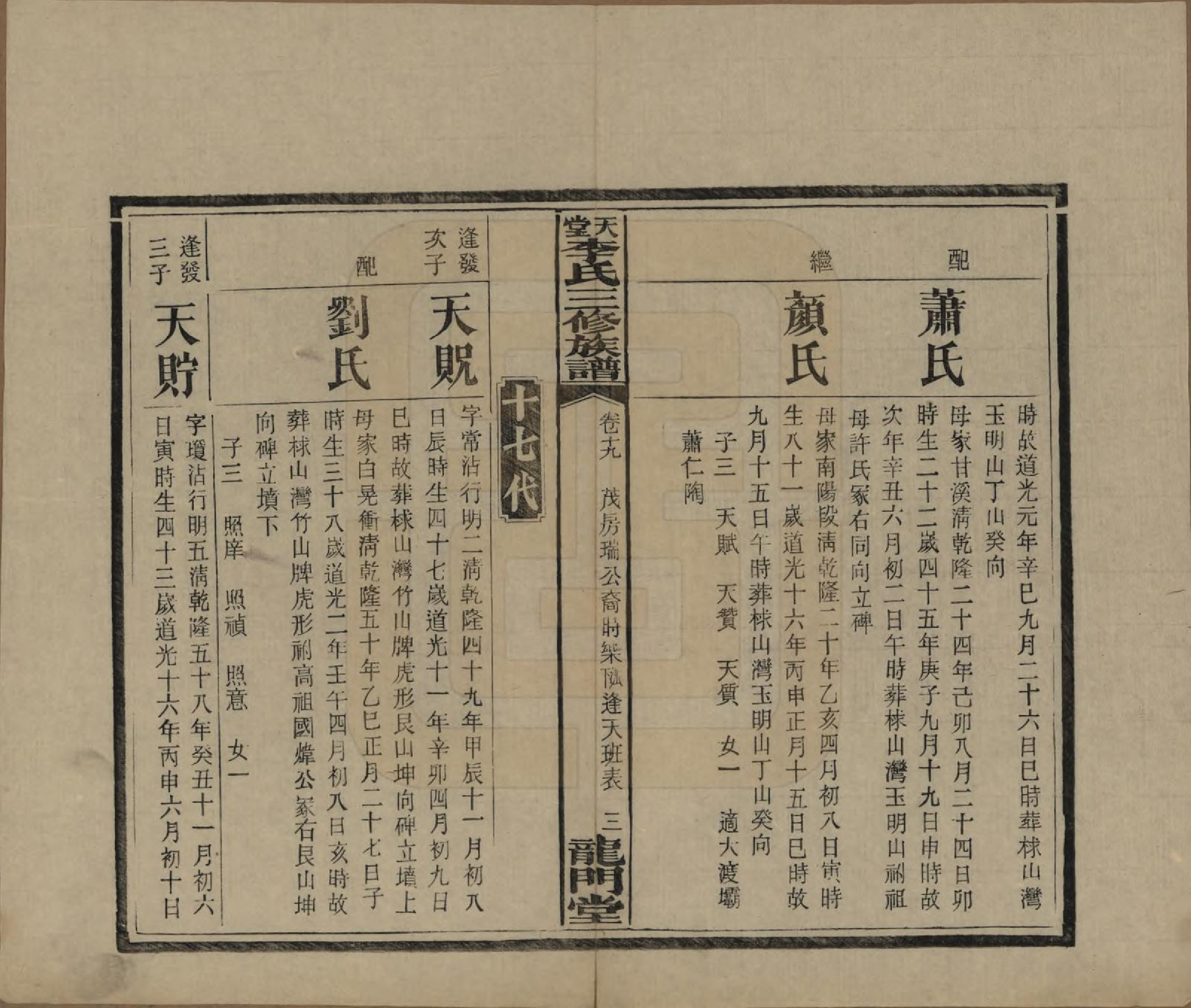 GTJP0798.李.湖南湘乡.天堂李氏三修族谱.民国35年（1946）_019.pdf_第3页