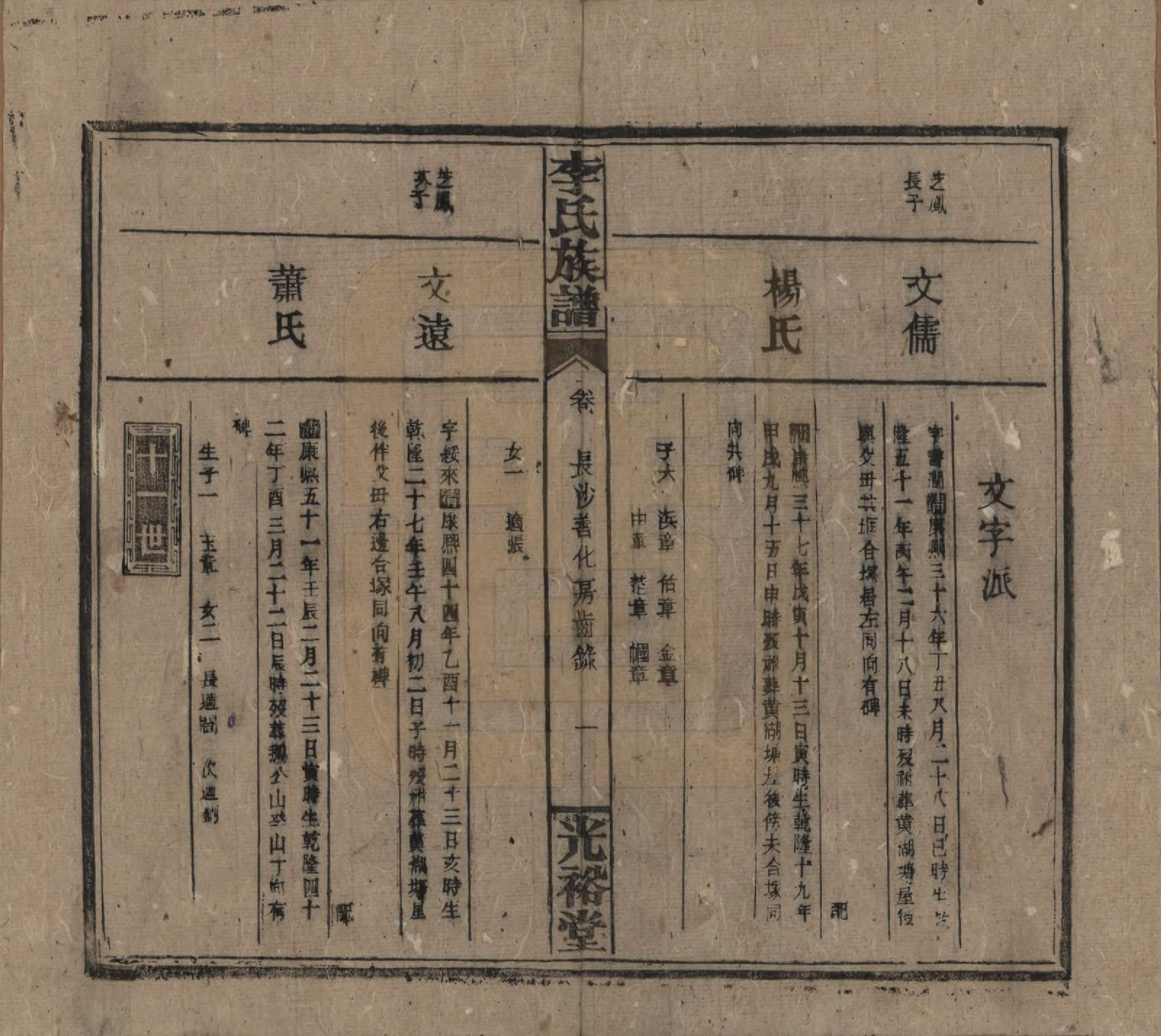 GTJP0799.李.湖南.李氏宗谱.民国36年[1947]_006.pdf_第2页