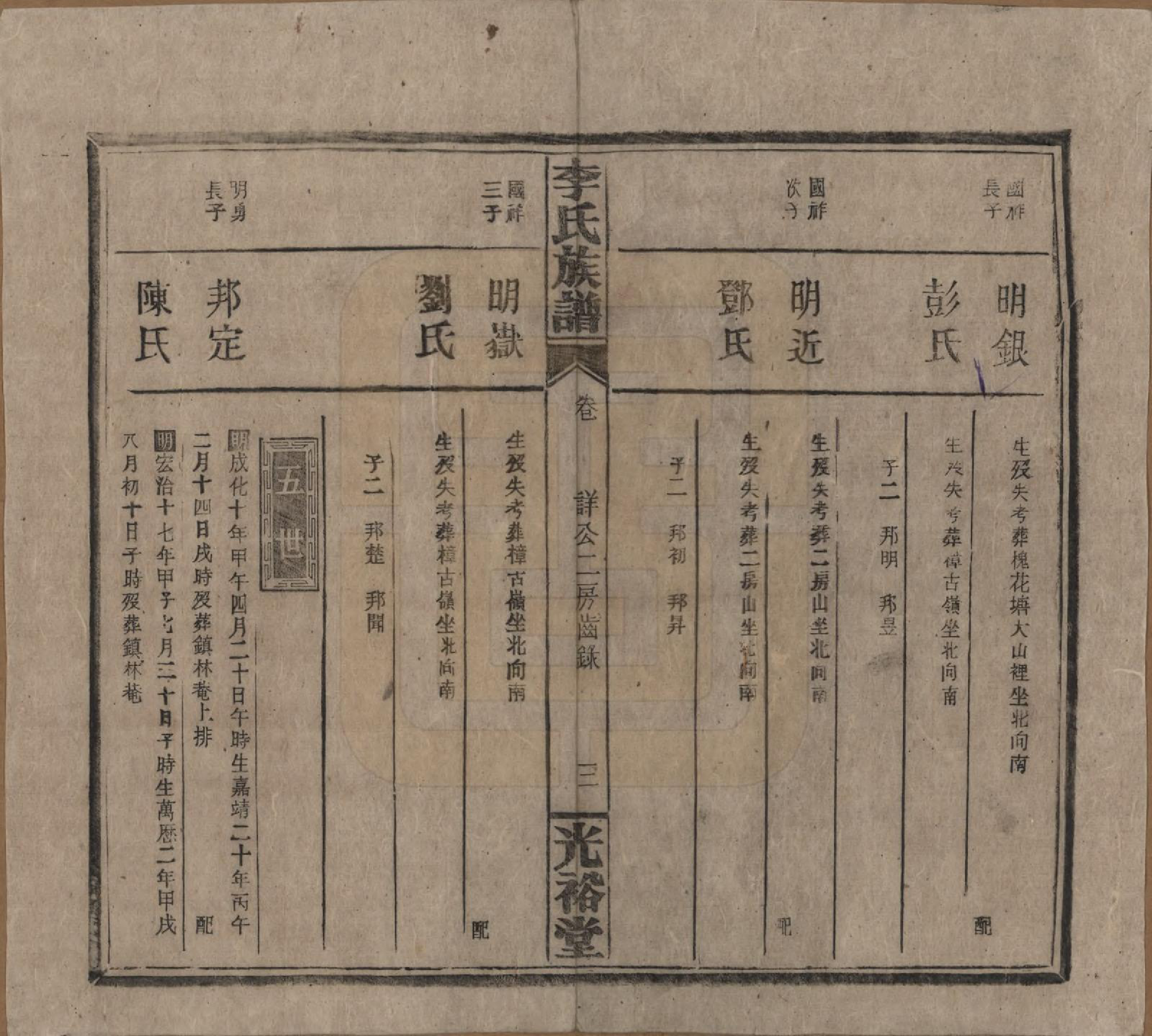 GTJP0799.李.湖南.李氏宗谱.民国36年[1947]_015.pdf_第3页