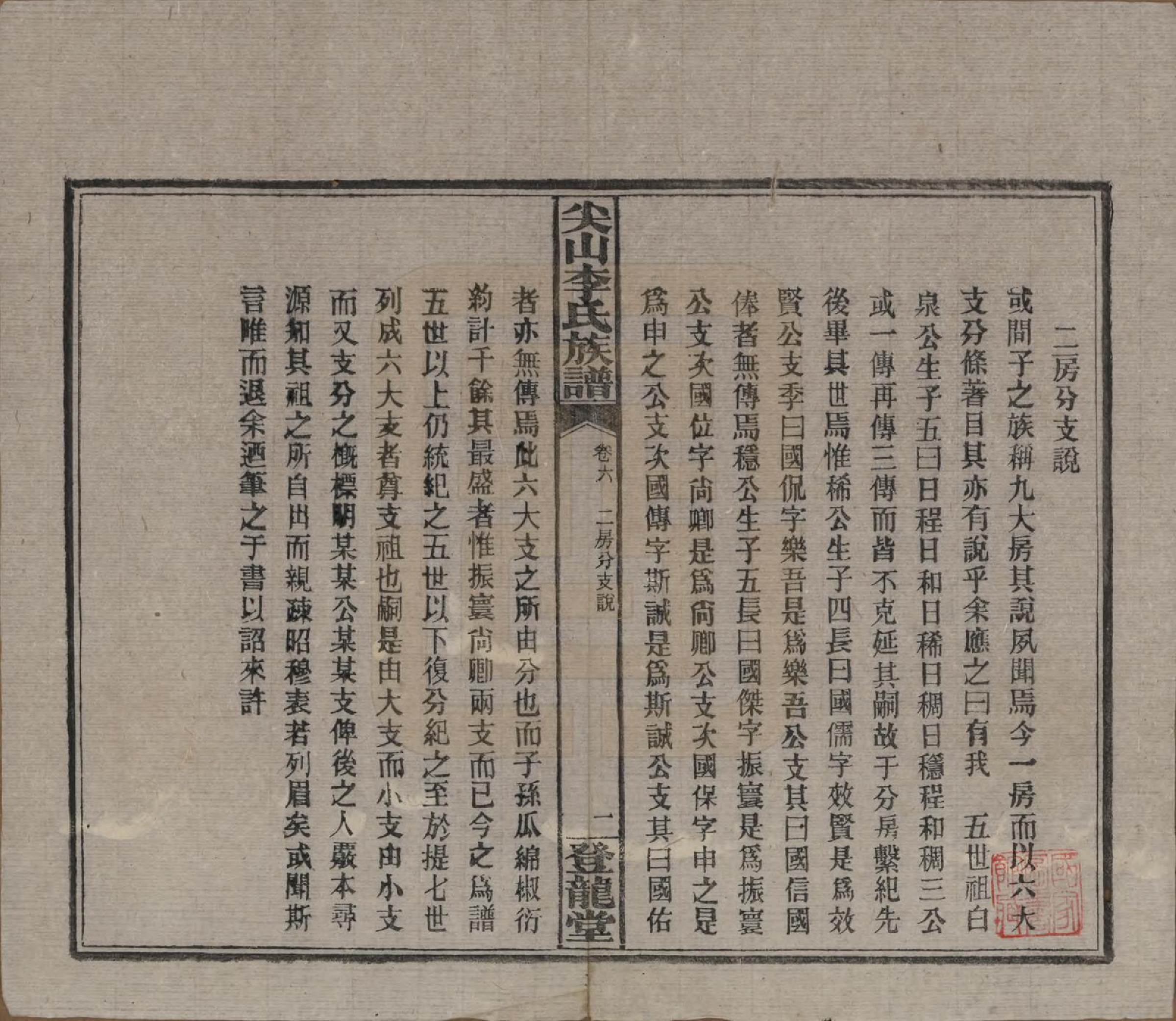 GTJP0801.李.湖南长沙.尖山李氏族谱.民国38年（1949）_006.pdf_第2页