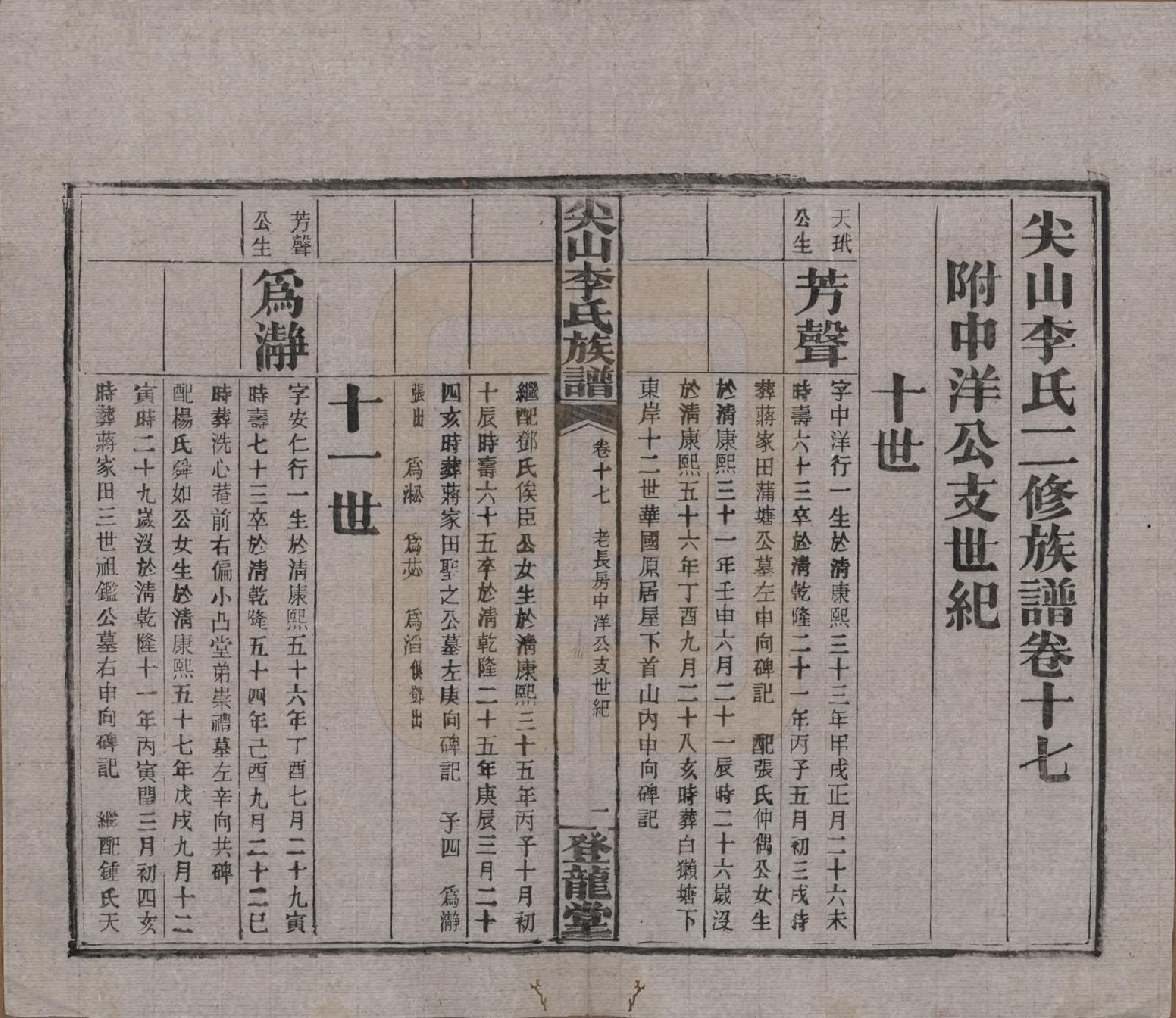 GTJP0801.李.湖南长沙.尖山李氏族谱.民国38年（1949）_017.pdf_第1页