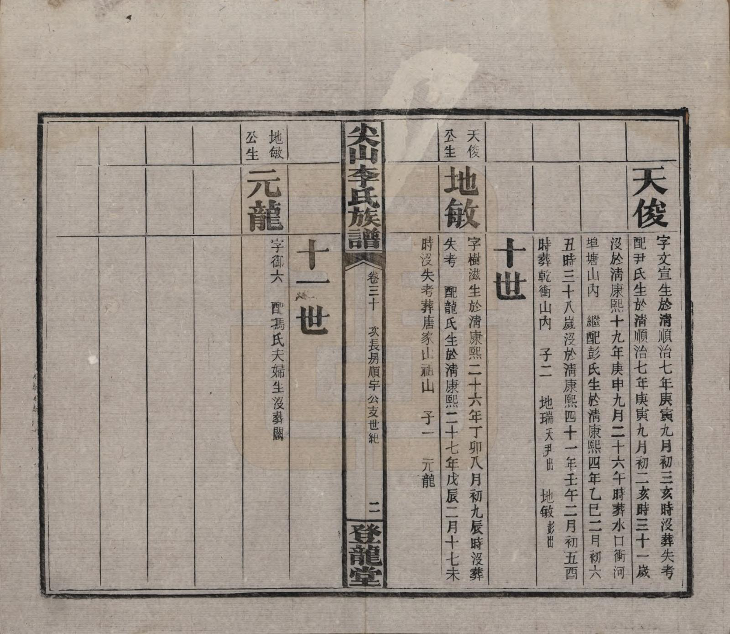 GTJP0801.李.湖南长沙.尖山李氏族谱.民国38年（1949）_030.pdf_第3页