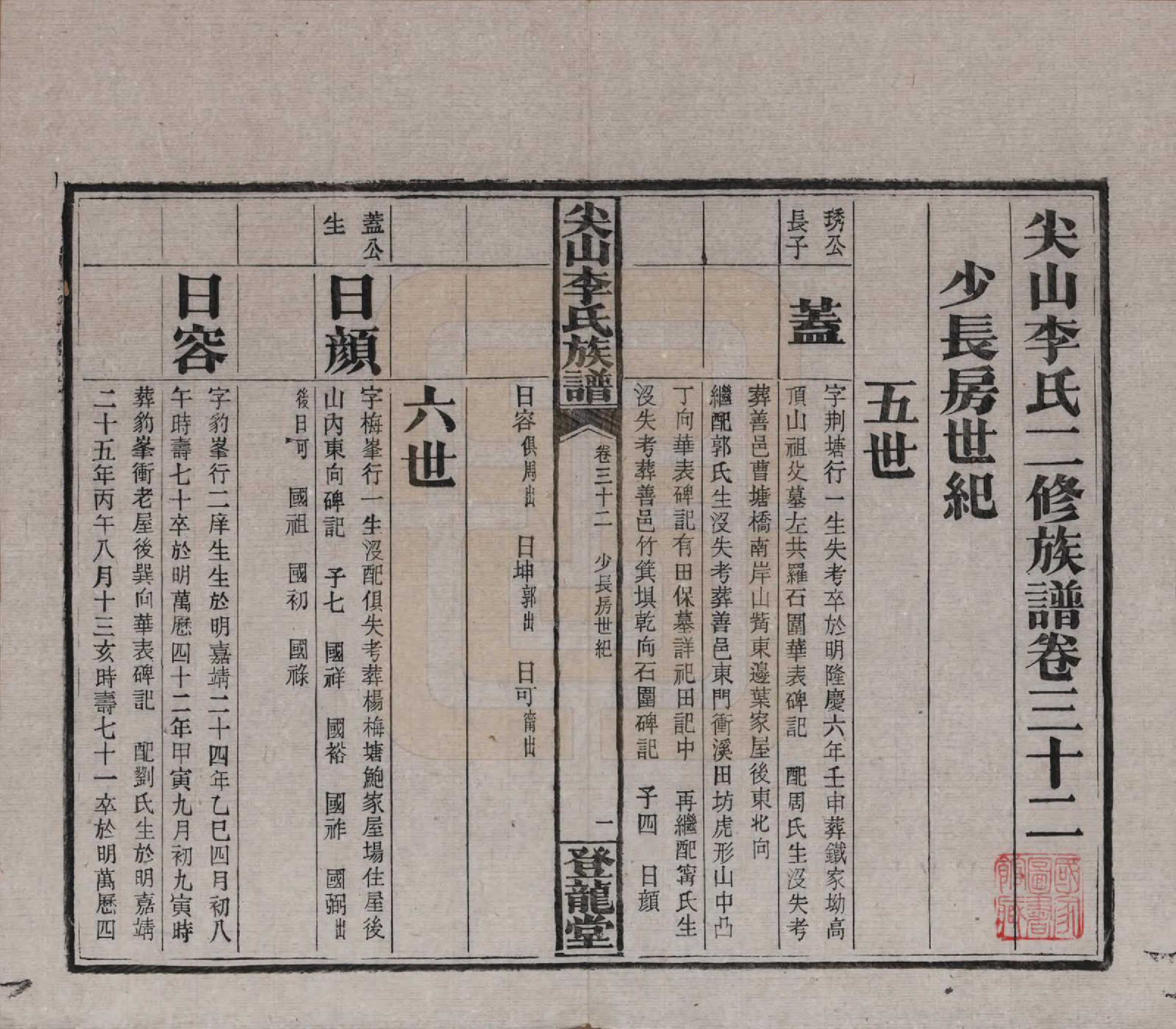 GTJP0801.李.湖南长沙.尖山李氏族谱.民国38年（1949）_032.pdf_第2页