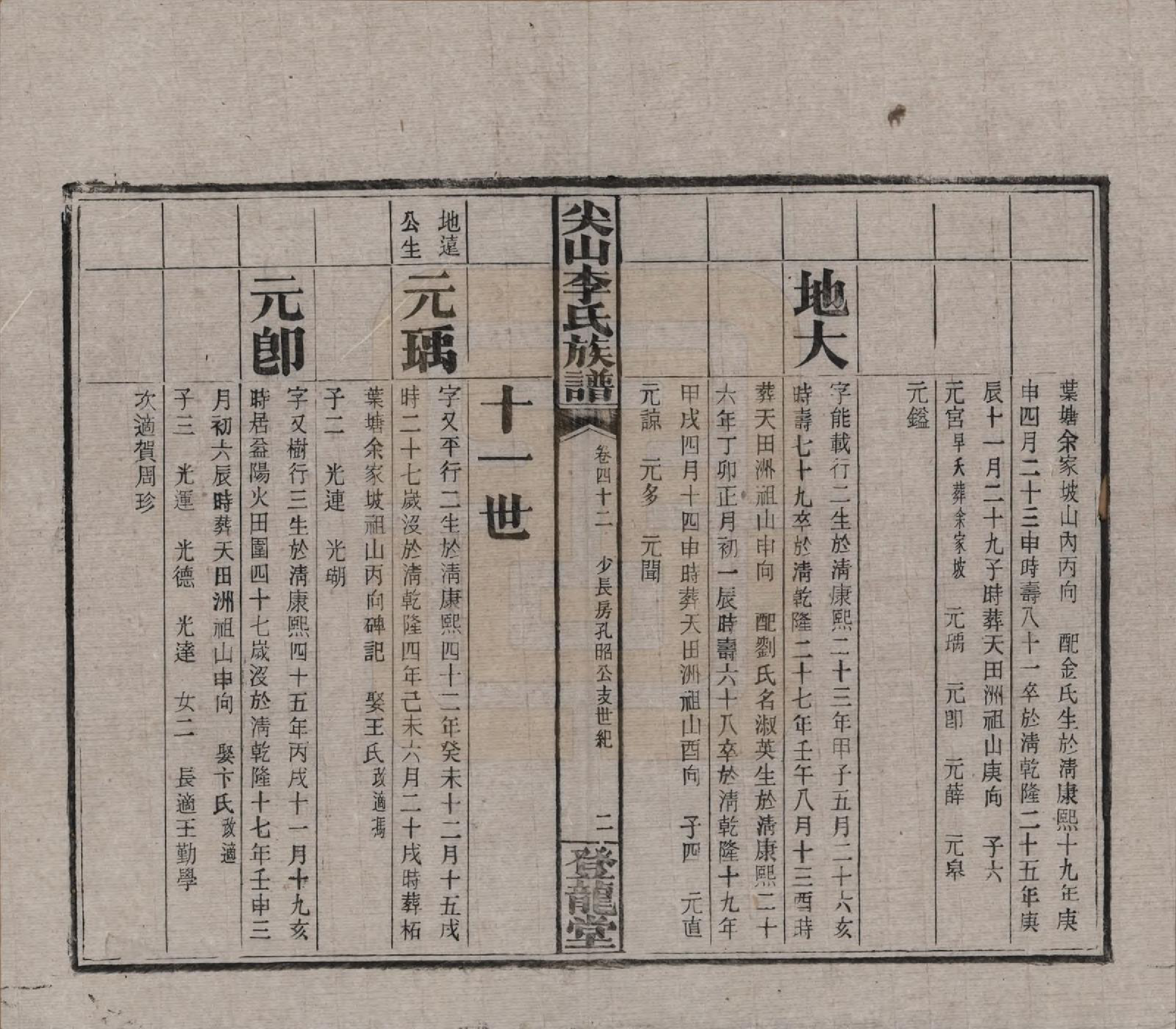 GTJP0801.李.湖南长沙.尖山李氏族谱.民国38年（1949）_042.pdf_第2页