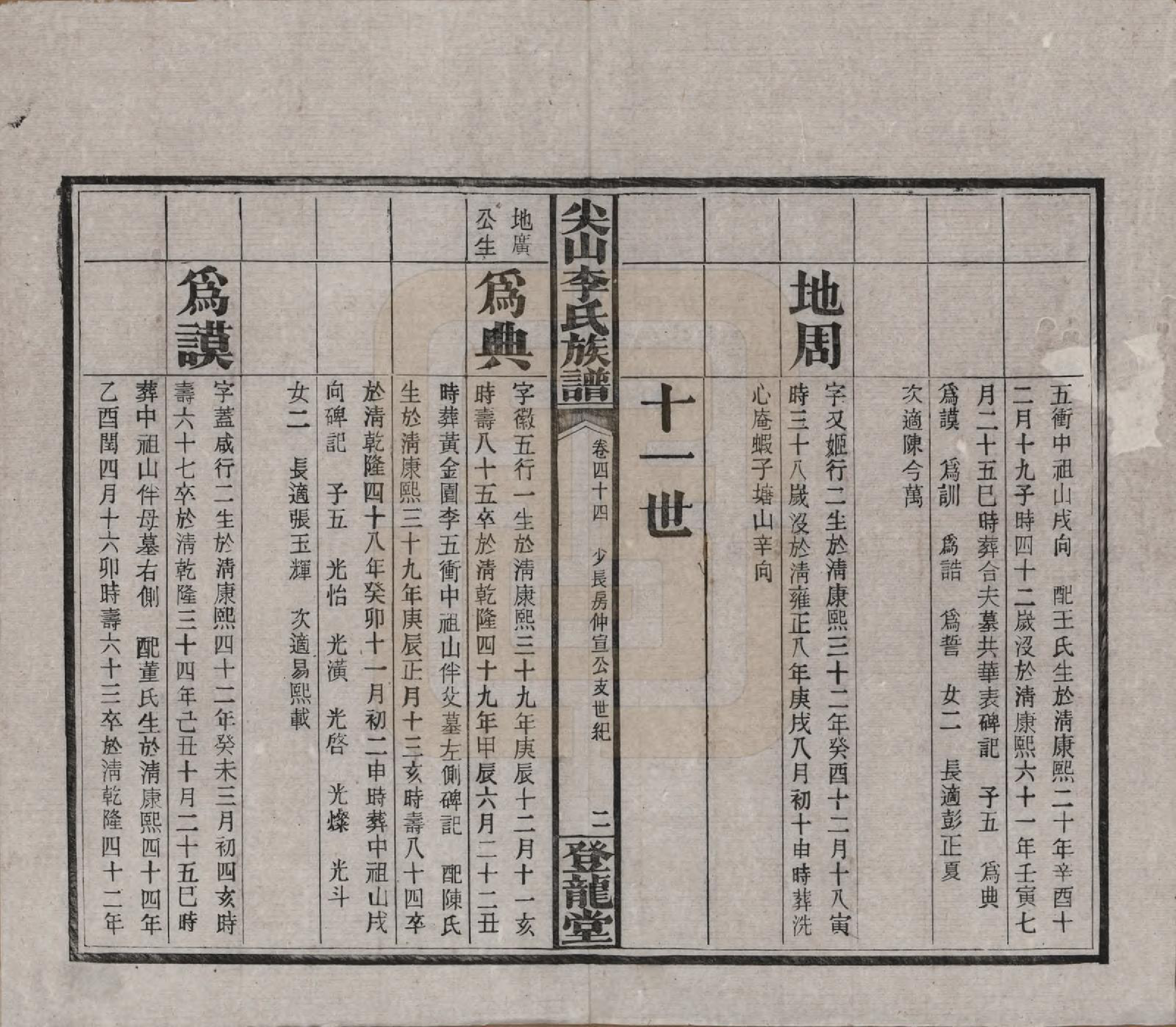 GTJP0801.李.湖南长沙.尖山李氏族谱.民国38年（1949）_044.pdf_第3页