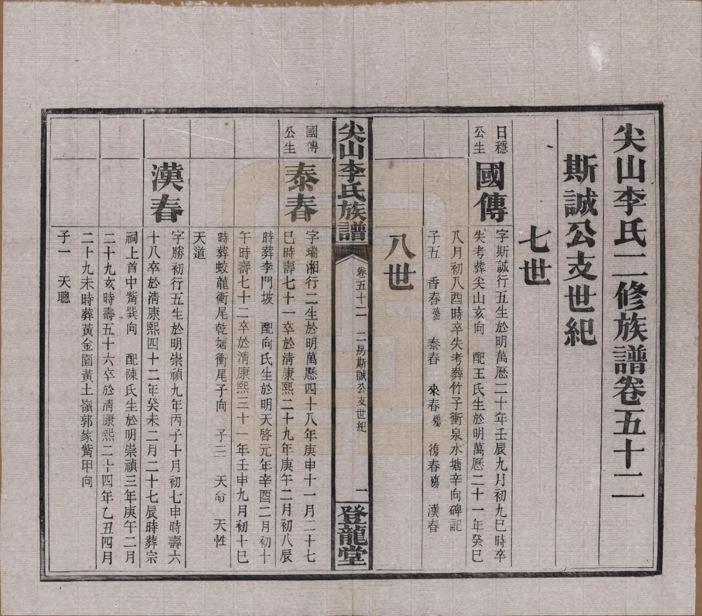 GTJP0801.李.湖南长沙.尖山李氏族谱.民国38年（1949）_052.pdf_第1页