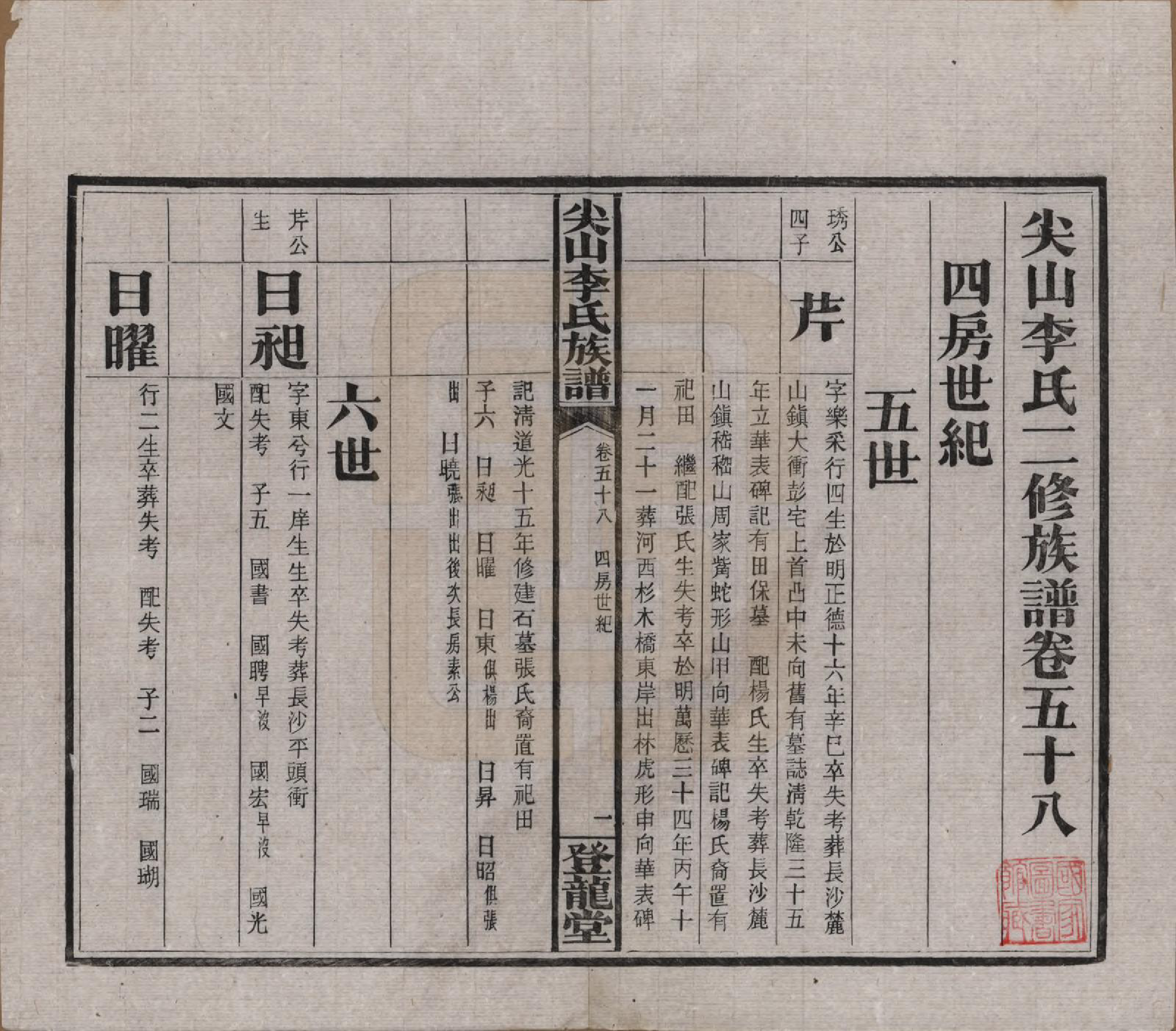 GTJP0801.李.湖南长沙.尖山李氏族谱.民国38年（1949）_058.pdf_第2页