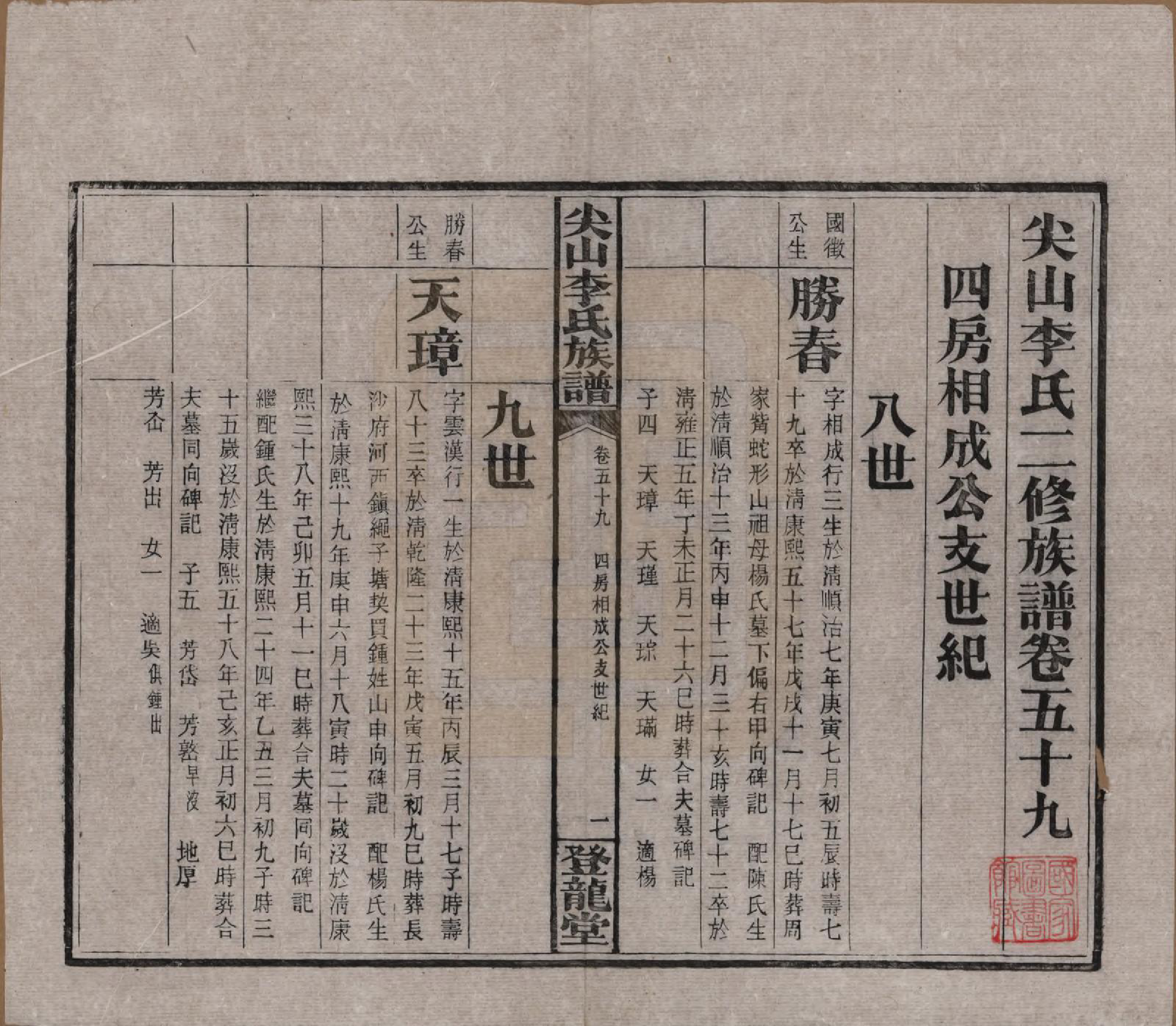 GTJP0801.李.湖南长沙.尖山李氏族谱.民国38年（1949）_059.pdf_第2页