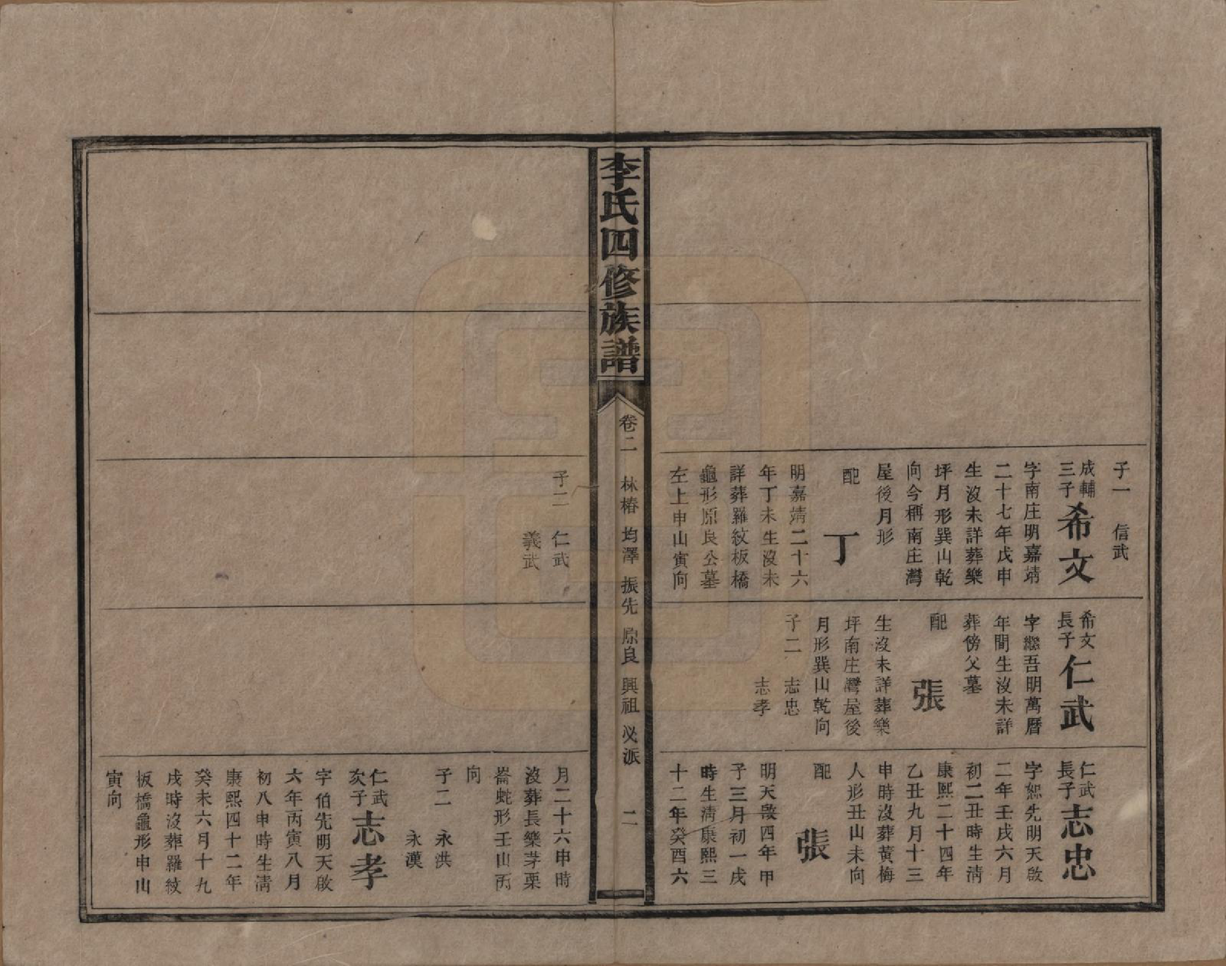 GTJP0803.李.湖南.李氏四修族谱.民国5年（1916）_002.pdf_第2页