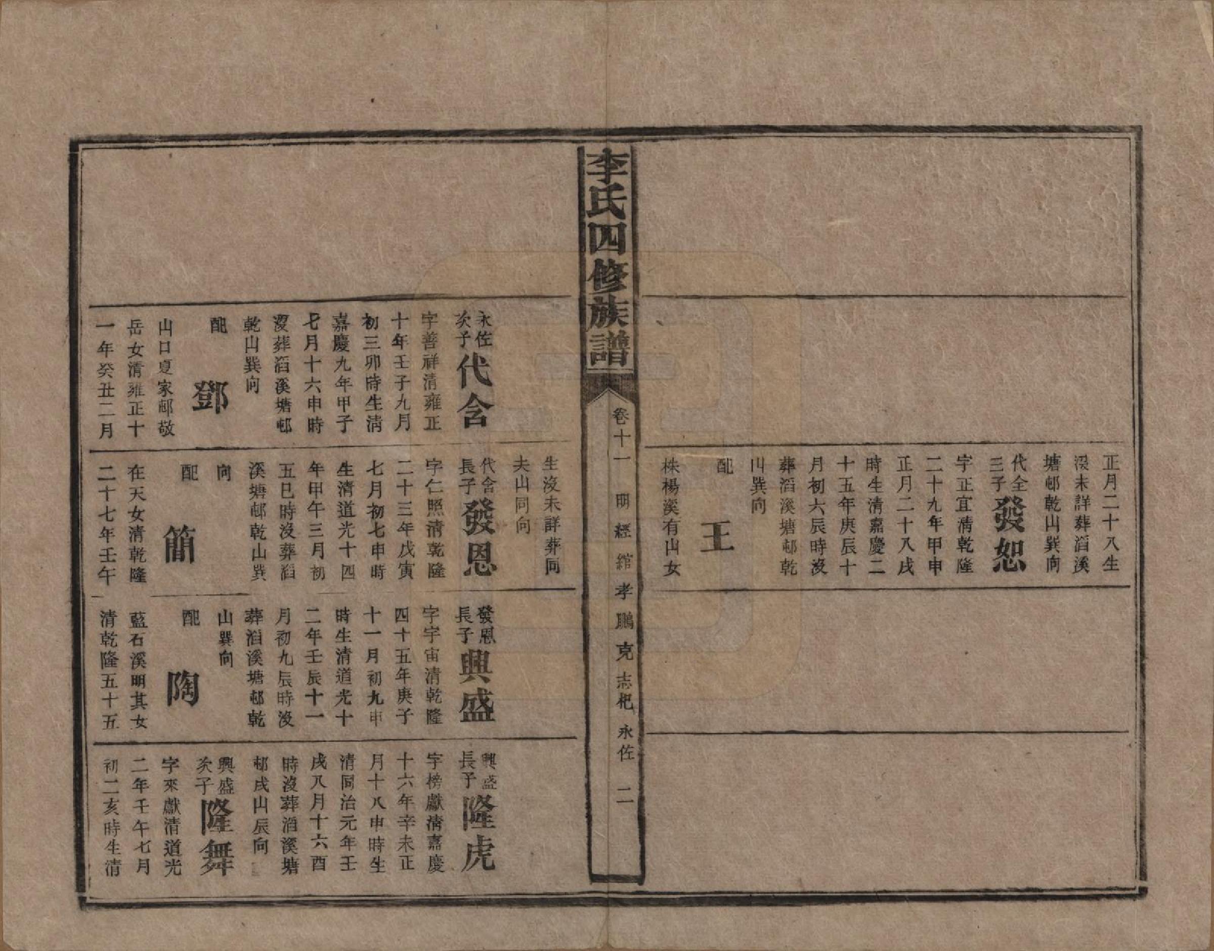 GTJP0803.李.湖南.李氏四修族谱.民国5年（1916）_011.pdf_第2页