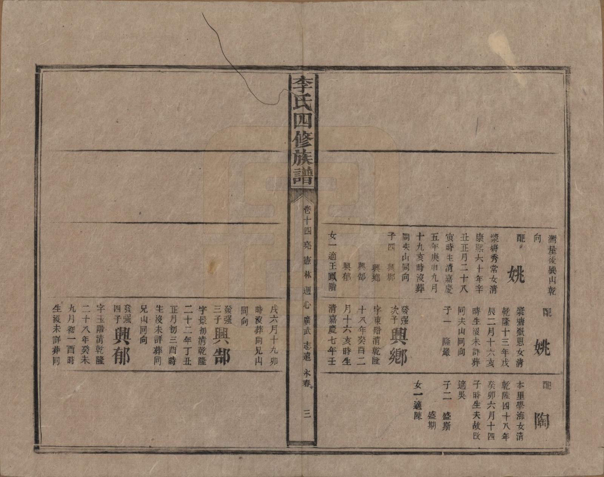 GTJP0803.李.湖南.李氏四修族谱.民国5年（1916）_014.pdf_第3页