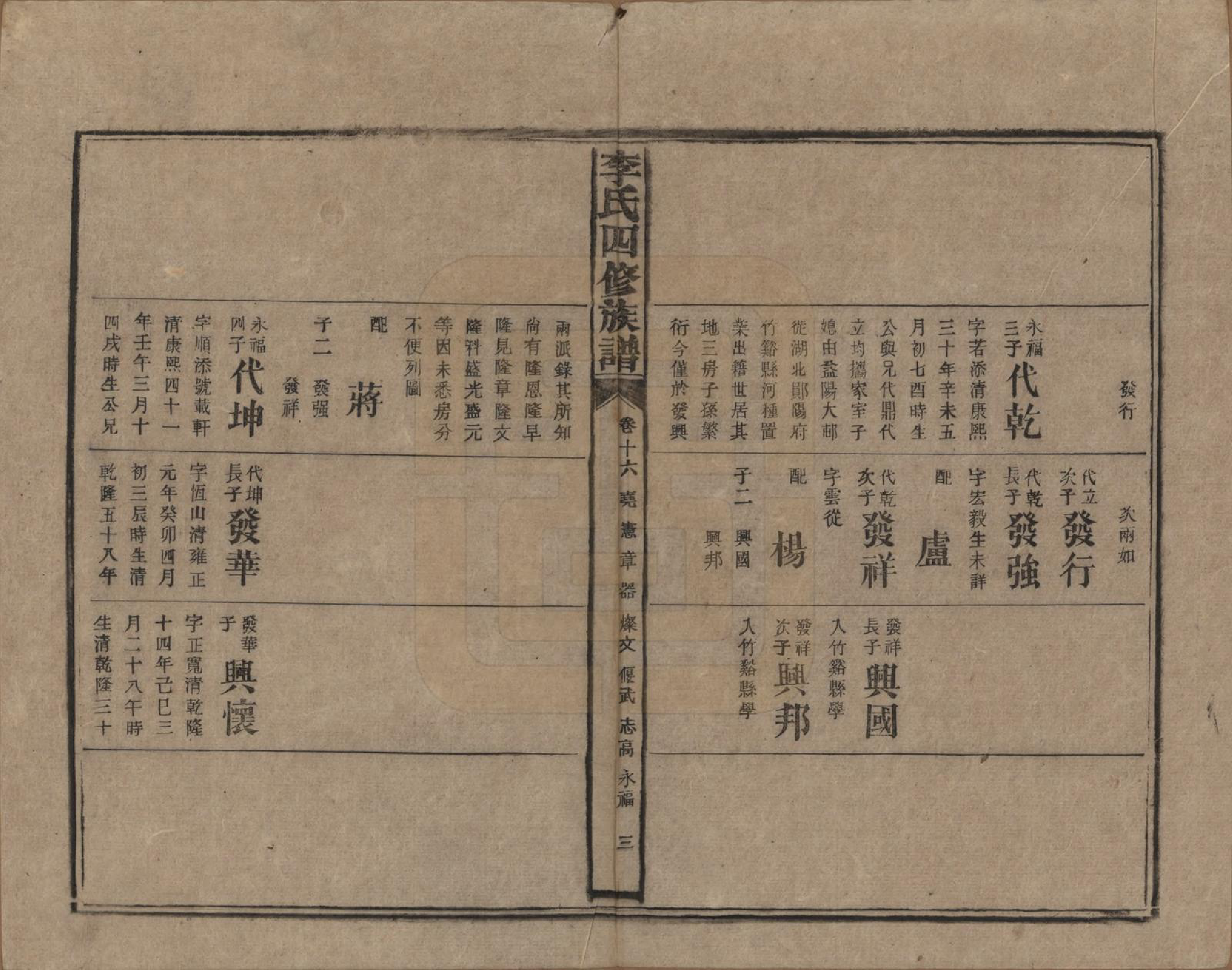 GTJP0803.李.湖南.李氏四修族谱.民国5年（1916）_016.pdf_第3页