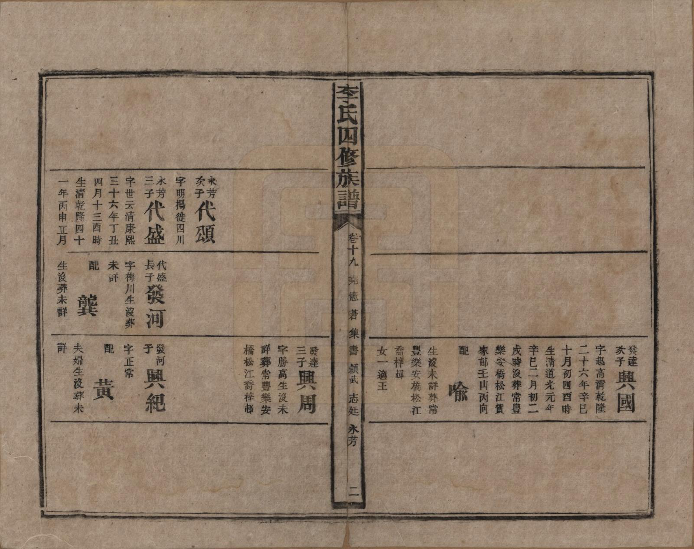 GTJP0803.李.湖南.李氏四修族谱.民国5年（1916）_019.pdf_第2页