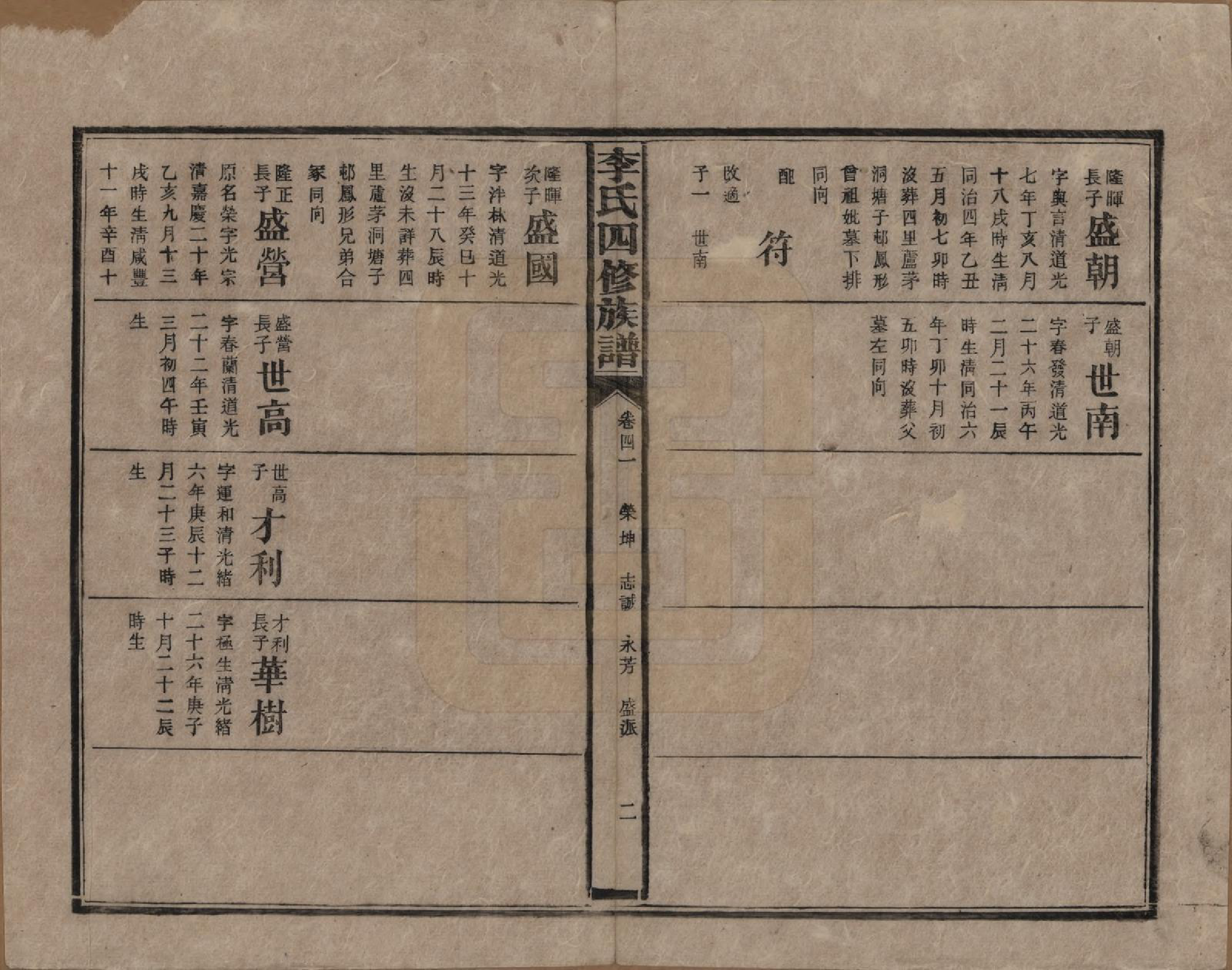 GTJP0803.李.湖南.李氏四修族谱.民国5年（1916）_041.pdf_第2页