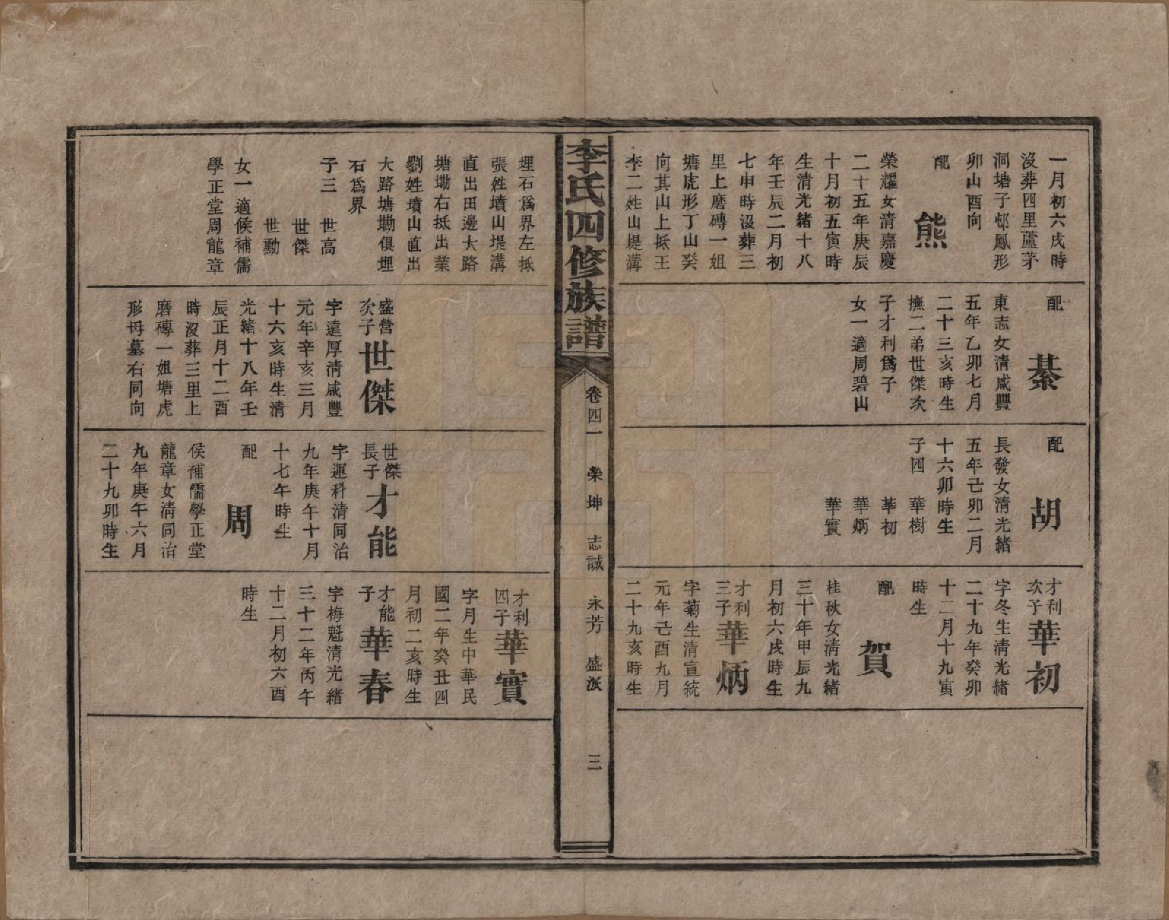 GTJP0803.李.湖南.李氏四修族谱.民国5年（1916）_041.pdf_第3页